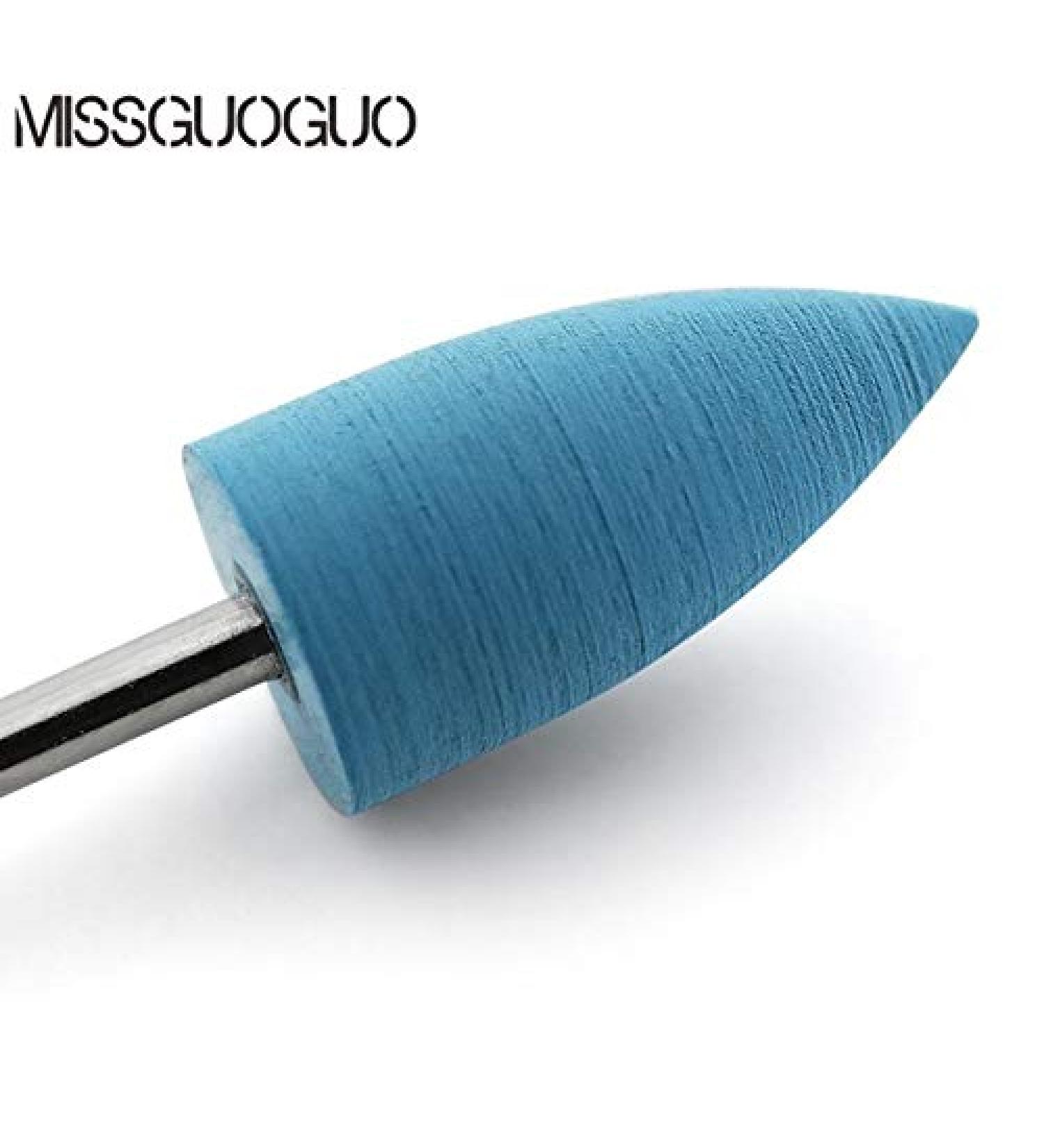 Rubber Large Bullet Head Drill bit Nail Art Tools Manicure Drill Tools Fashion Nail Equipment Electric Nail Drill - (Color: Blue) - Buy Online on GoSupps.com