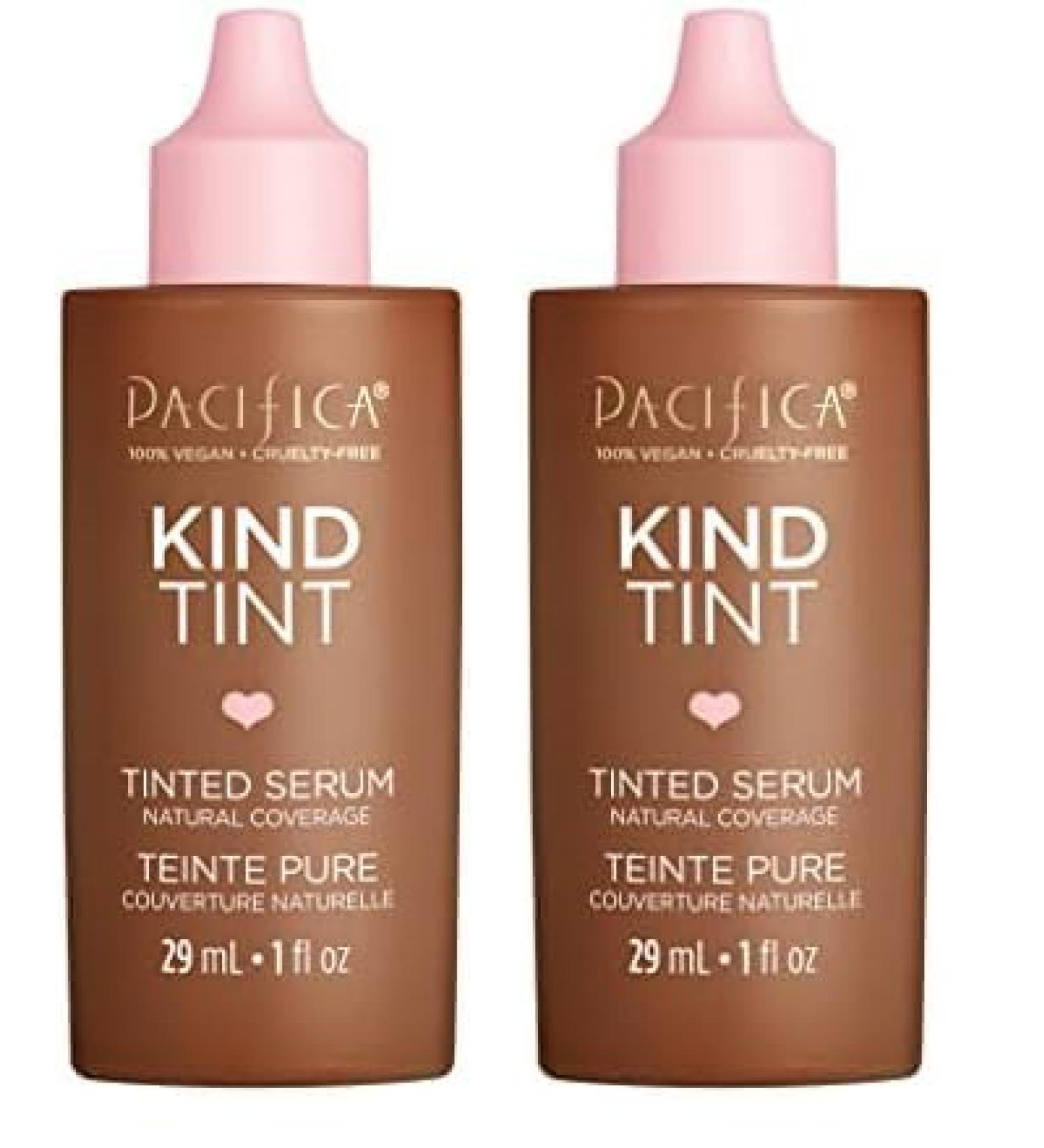 Pacifica Beauty Kind Tint Tinted Serum - Vegan Collagen Hyaluronic Acid Vitamin C | Lightweight Foundation - Clean Cruelty-Free Makeup (2-Pack) | International Shipping - Buy Online on GoSupps.com