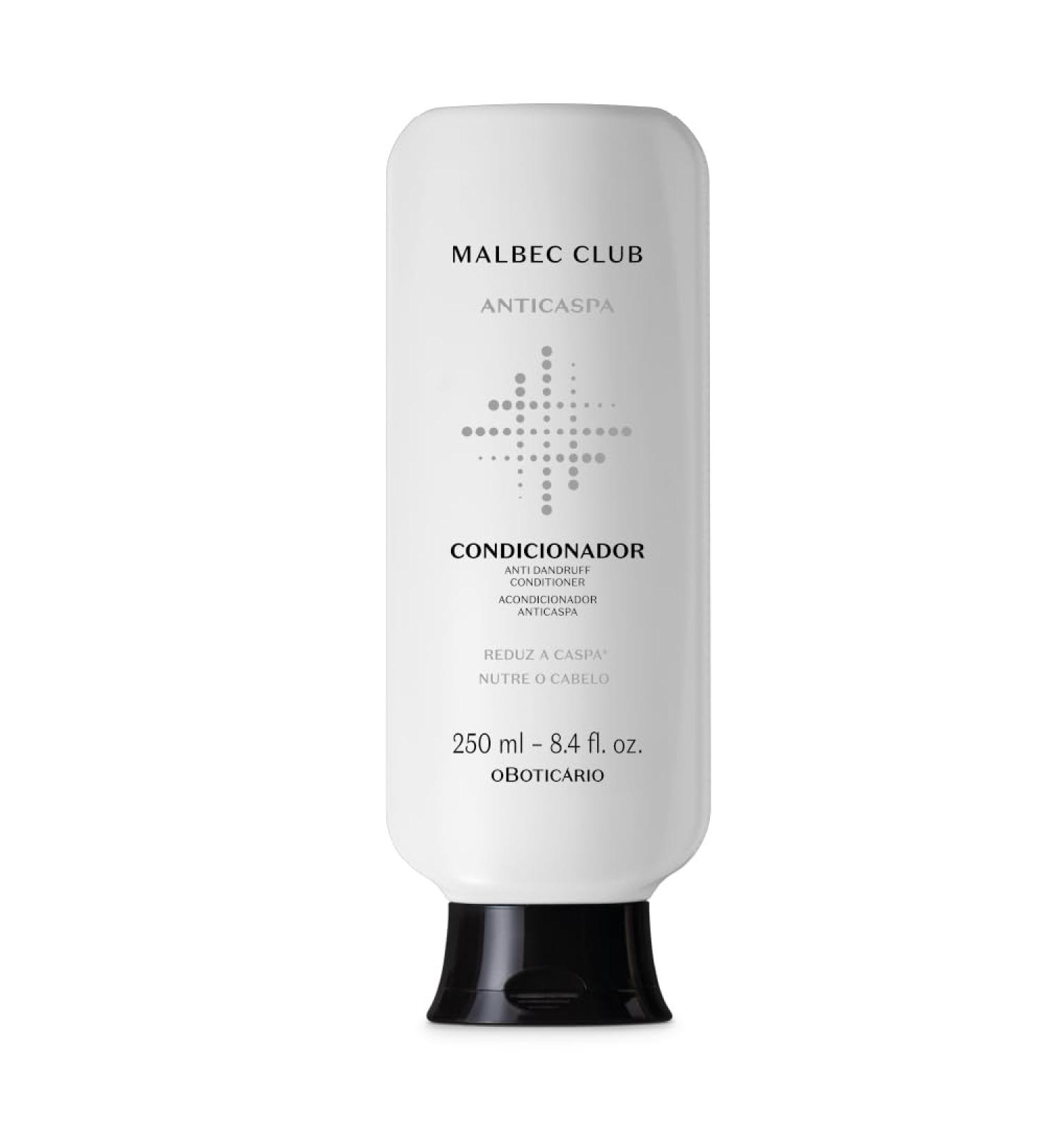 O BOTICARIO O Botic rio Malbec Club Anti-Dandruff Conditioner for Men Moisturized and Dandruff-Free 250ml