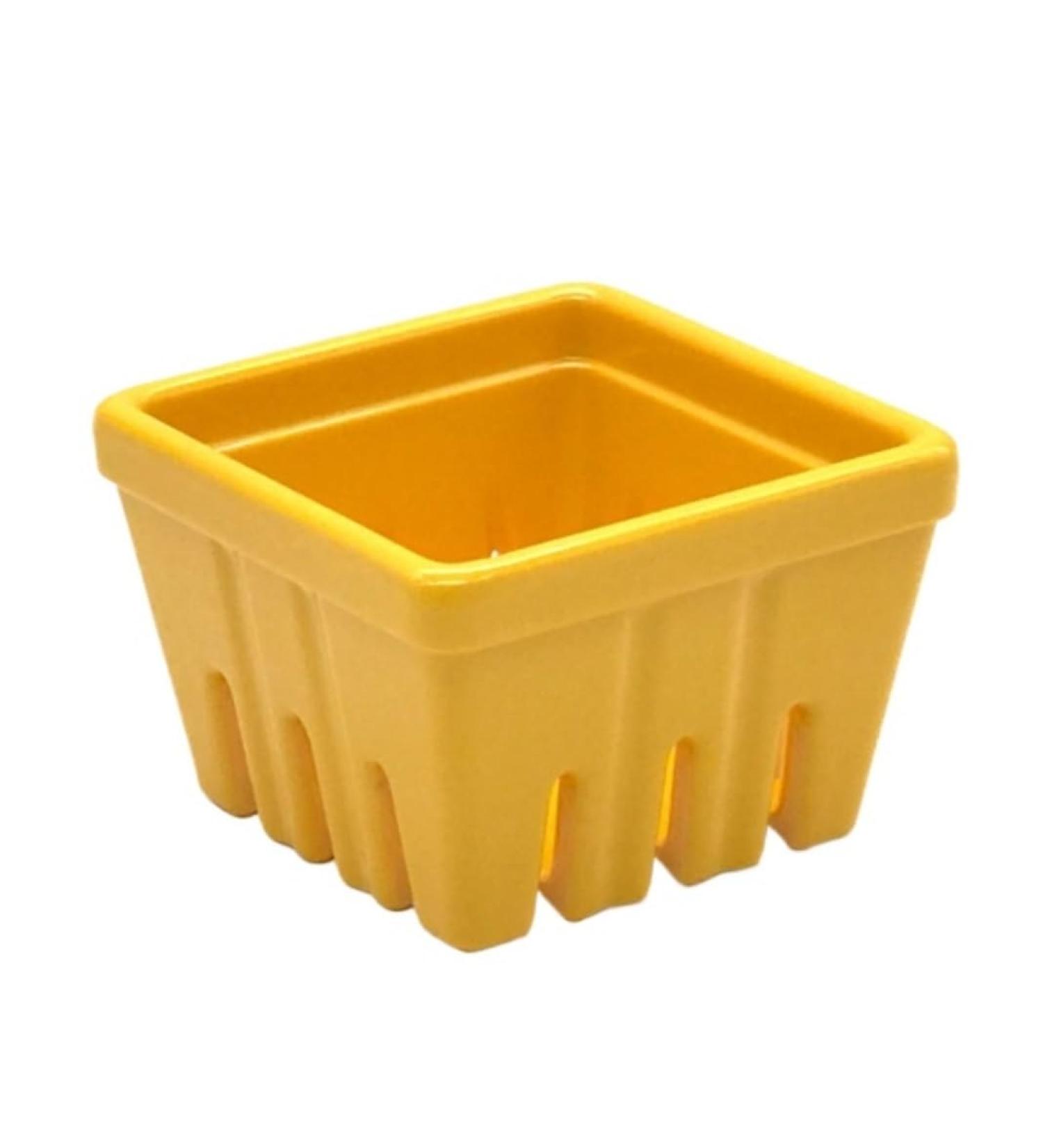 Fruit Basket Fruit Bowl Plastic Fruit Basket Fruit Bowl Square Fruit Baskets Bowls for Kitchen Easy to Clean Kitchen Organizers and Storage (Color : B Size : 10.5 * 7cm)