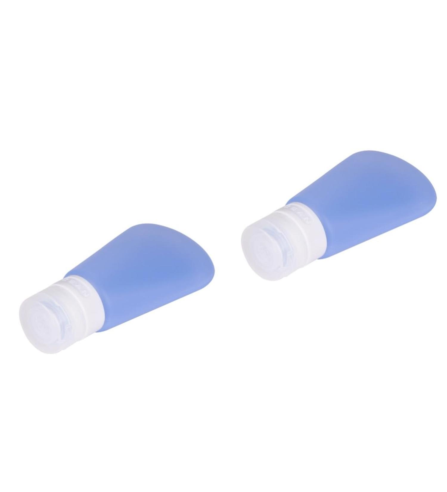 FOMIYES 2pcs Shampoo Leakproof Containers Refillable Travel Bottle Silicone Press Bottle Travel Kit Storage Bluex2pcs Size 1x2pcs - Buy Online on GoSupps.com