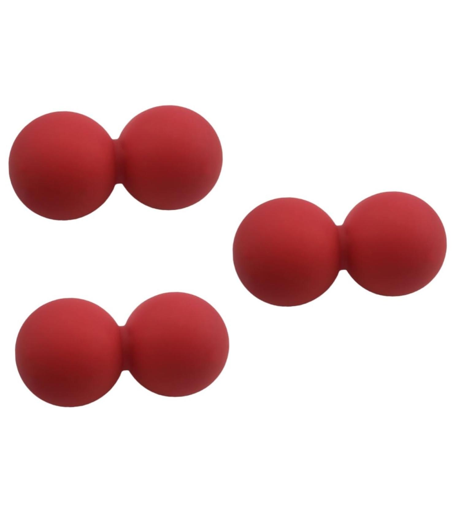 Healvian 3ST Yoga Ball - Mobility Peanut Massage Roller for Muscle Relaxation & Fitness - Silicone Lacrosse Peanut Ball - Buy Online on GoSupps.com