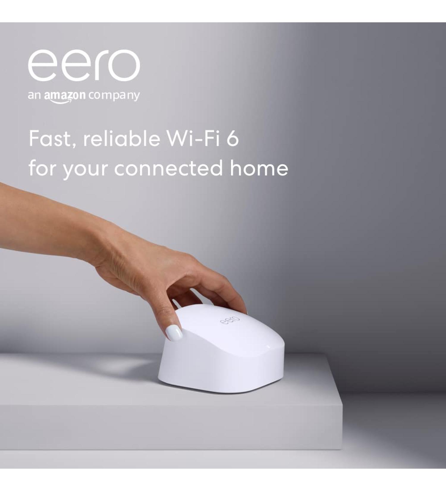 Certified Refurbished Amazon eero 6 Dual-Band Mesh Wi-Fi 6 Router with Zigbee Smart Home Hub - 1 Router - Buy Online on GoSupps.com