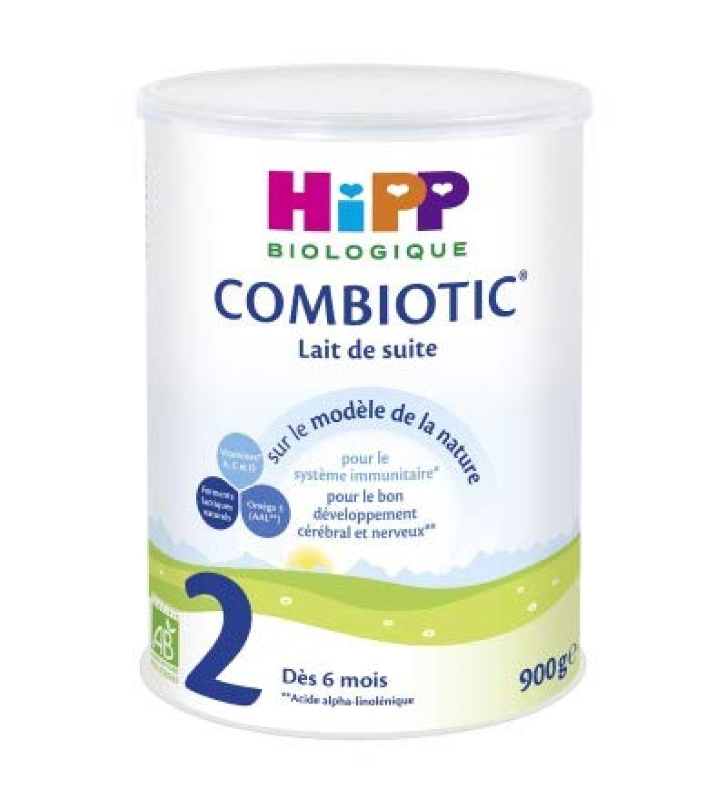 Hipp Organic Combiotic Milk from 6 months - Box of 900 g