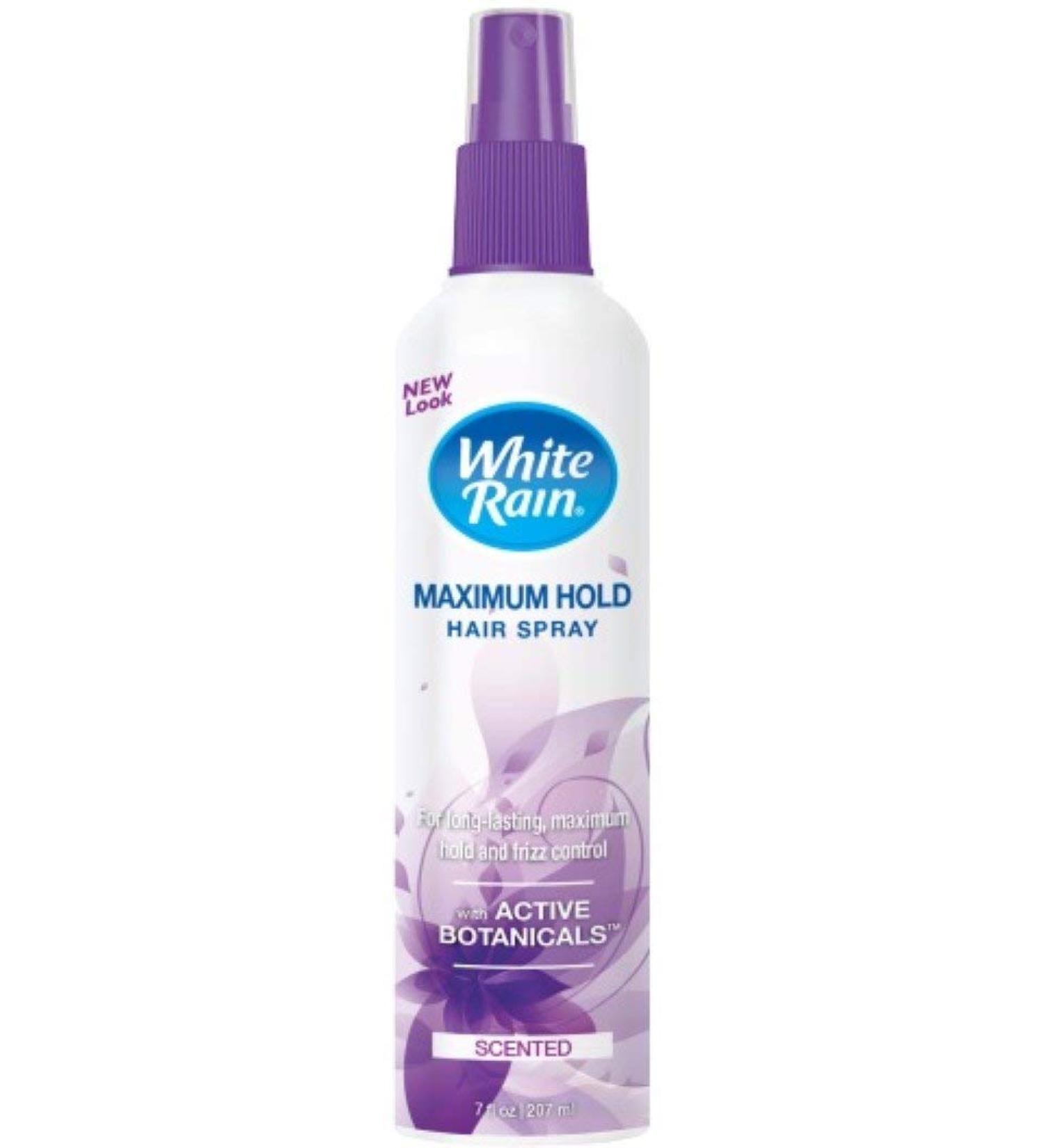 White Rain Classics Hair Spray Non-Aerosol Maximum Hold 7 oz (Pack of 8)