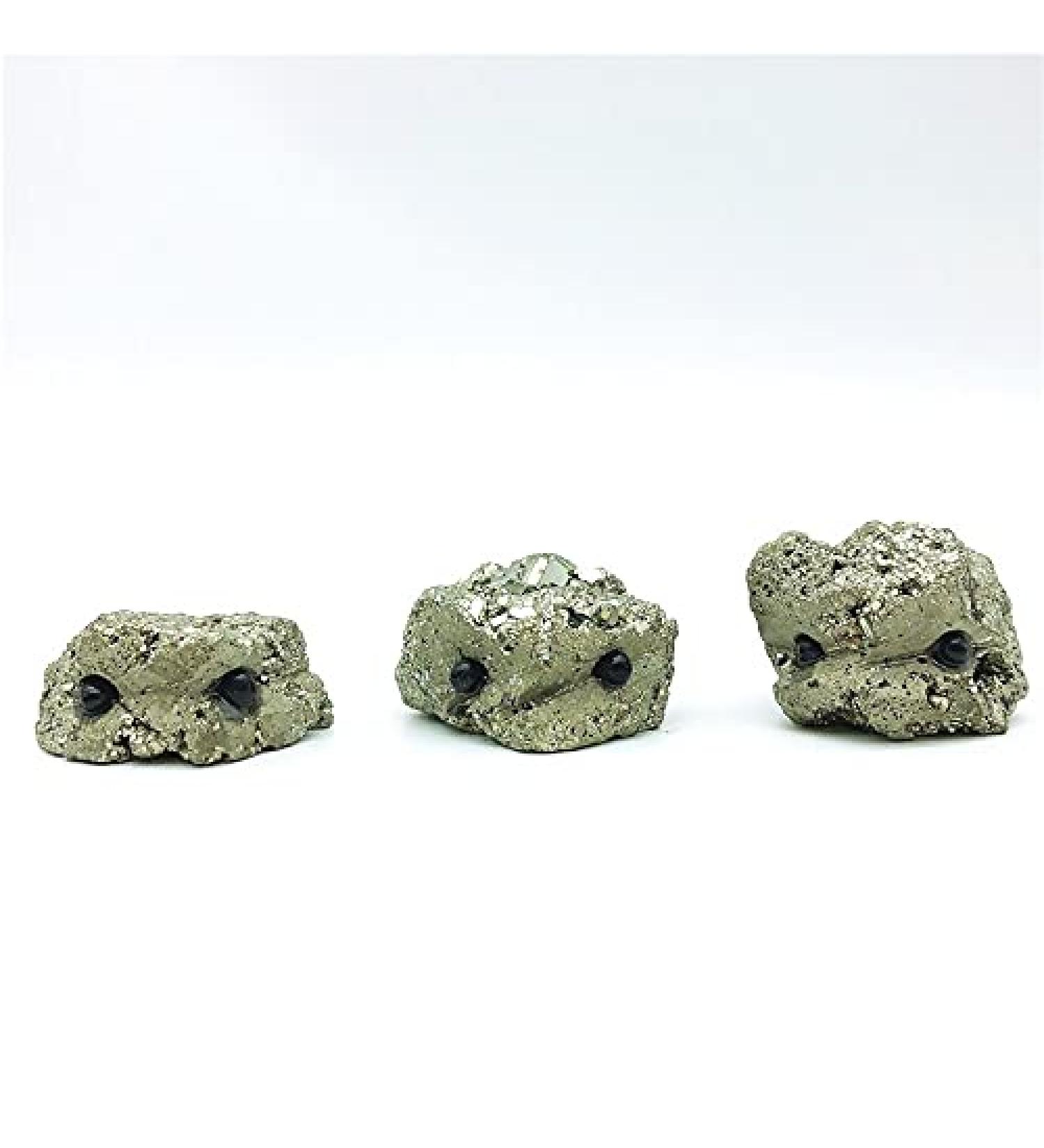 Natural Crystal Rough 1PC Natural Cute Pyrite Hedgehog Quartz Gemstone Hand Carved Crystal Iron Natural Stones and Crystal - Buy Online on GoSupps.com