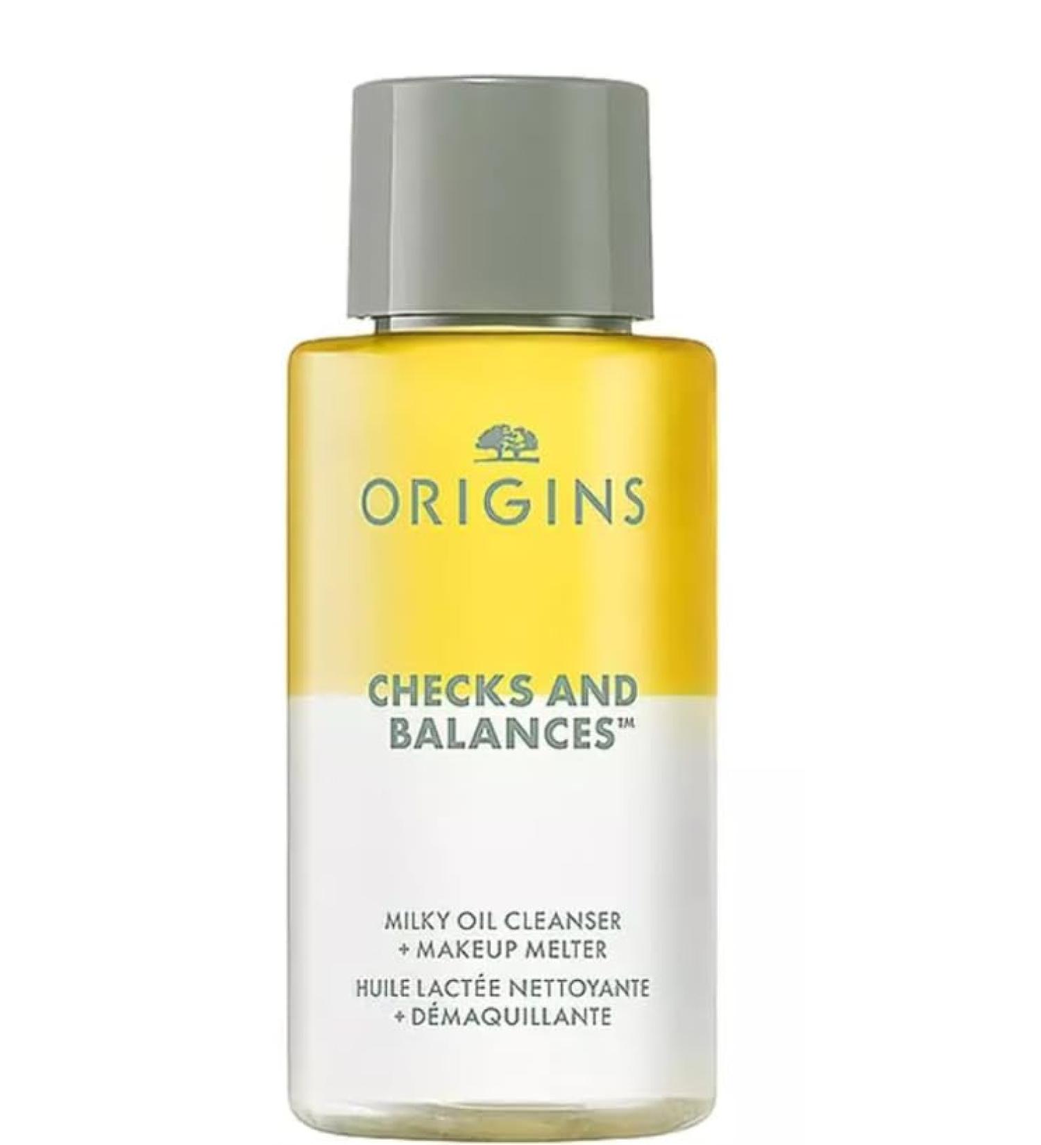Origins Checks and Balances Milky Oil Cleanser + Makeup Melter - .5 oz 15ml