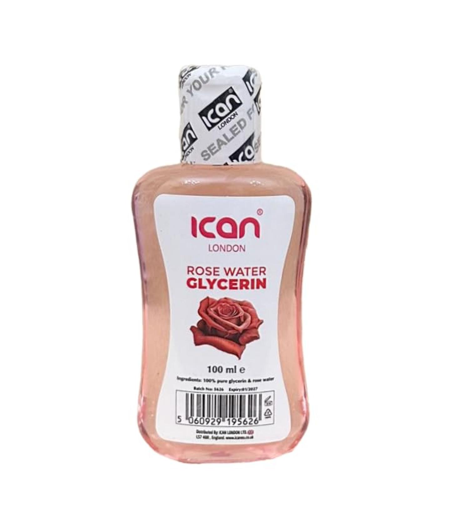 ican London Rose Water Glycerine 100ml - Buy Online on GoSupps.com