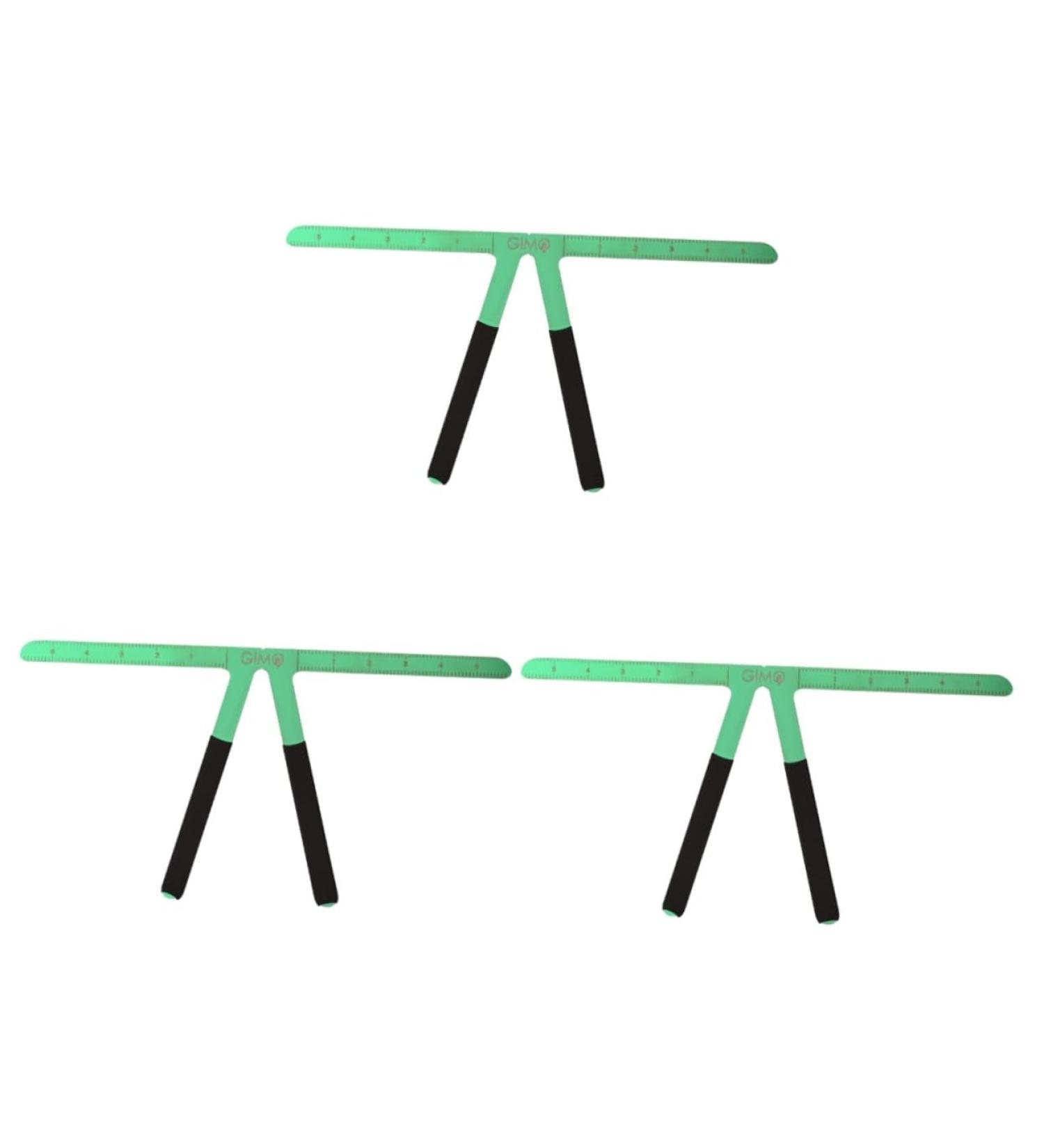 Housoutil 3pcs Household Shaper Tool Positioning Stainless Measuring Eyebrow Steel Triangle Tattoos Nose 13.8x7cmx3pcs Greenx3pcs - Buy Online on GoSupps.com