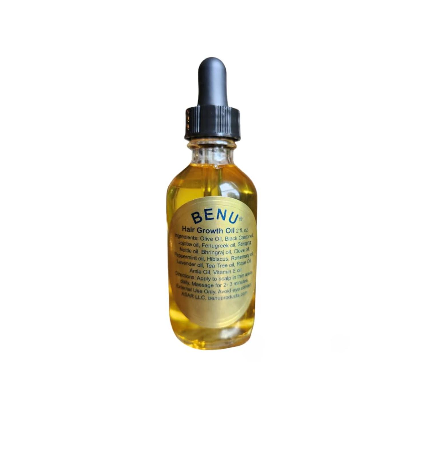 Benu Hair Growth Oil - 100% Natural Solution for Hair Loss & Growth | International Shipping Available - Buy Online on GoSupps.com