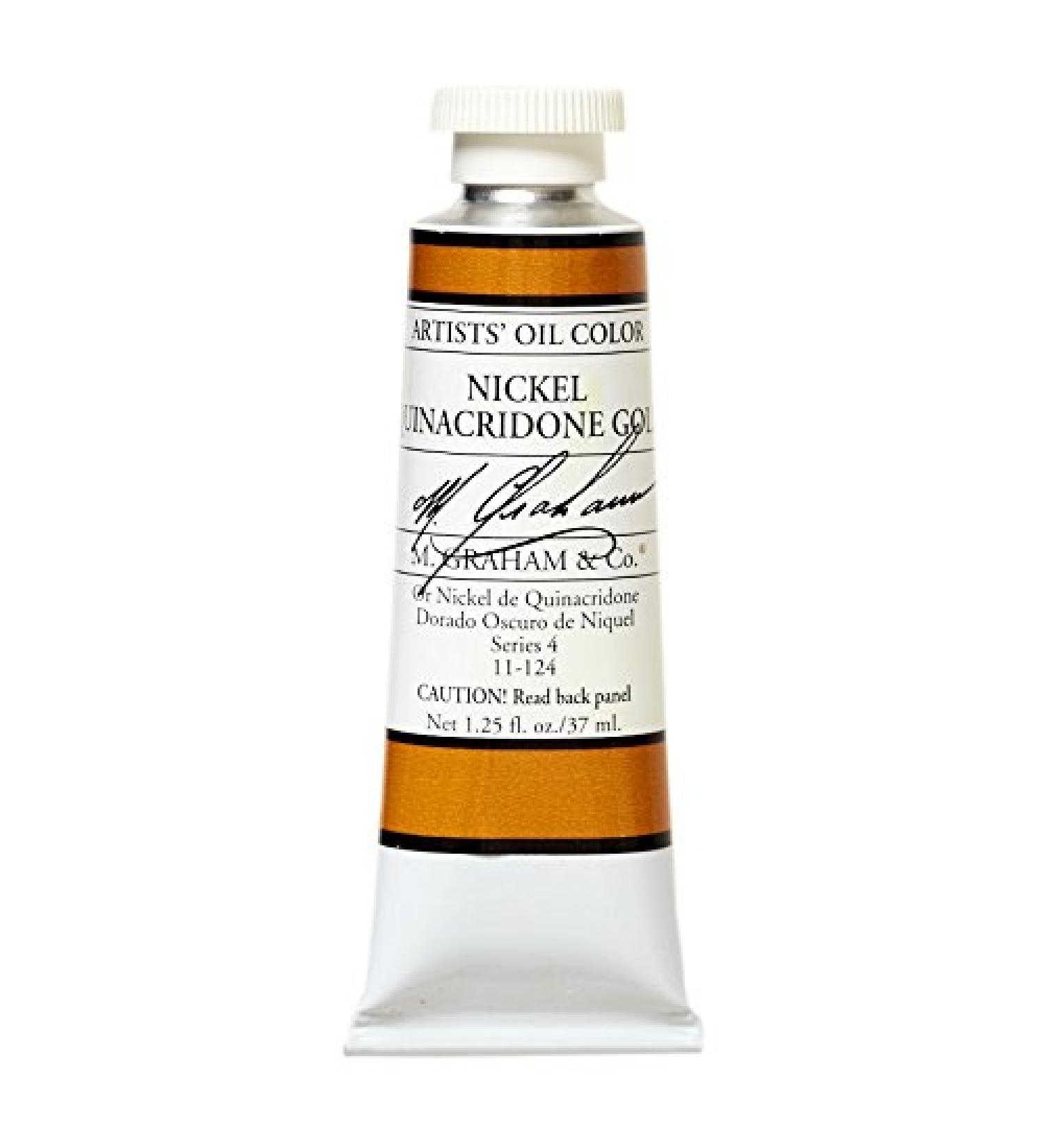 M. Graham & Co. Nickel Quinacridone Gold Oil Paint  1.25 Fl Oz (Pack of 1)