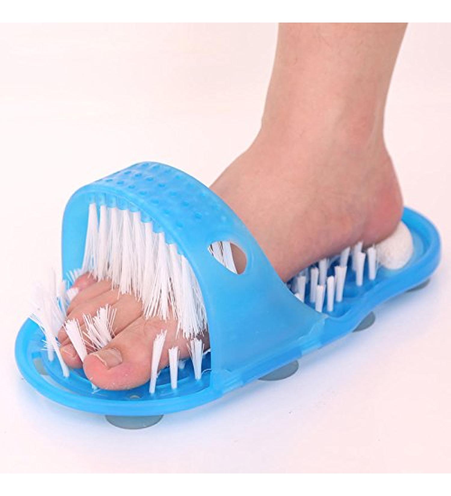 Velidy Shower Sandals Foot Scrubber - Massaging Slippers with Suction Cups for Ultimate Relaxation | International Shipping Available - Buy Online on GoSupps.com