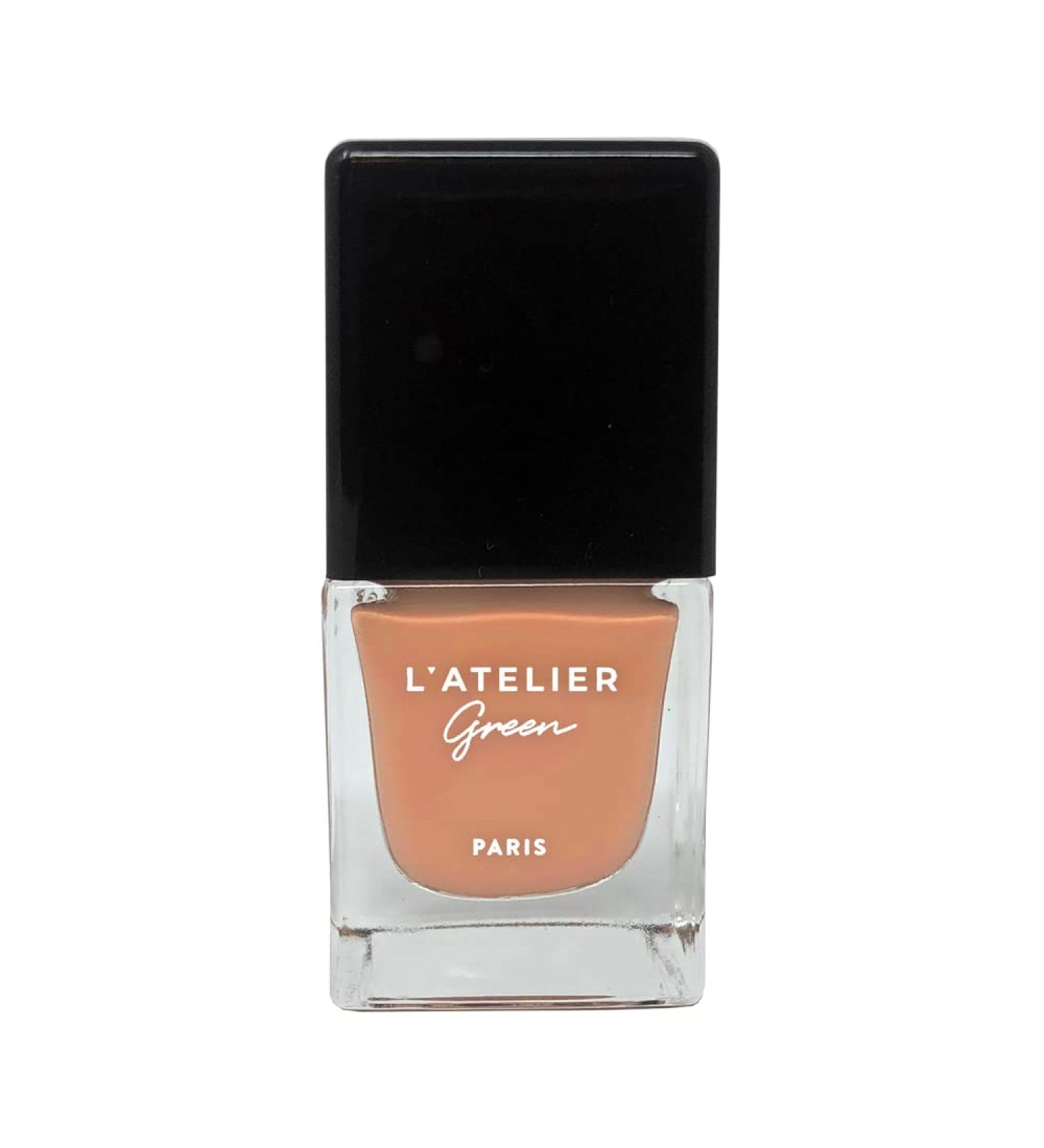 L Atelier Green Paris - Breathable 85% Plant-Based Halal & Vegan Nail Polish. Infused with Organic Oils Made in France - 10.5ml (Naked Ambition) - Buy Online on GoSupps.com