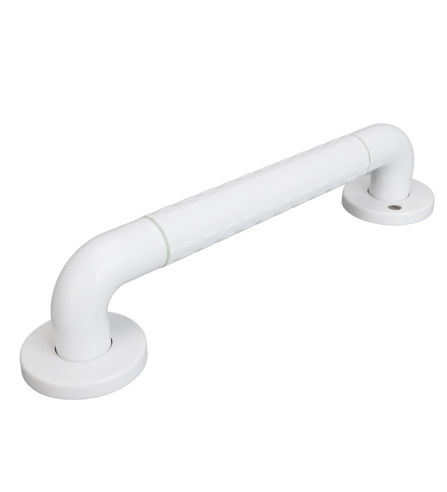 Durable Shower Handle for Seniors - Non-Slip Stainless Steel Safety Handrail | Ideal for Hotels - White - Buy Online on GoSupps.com