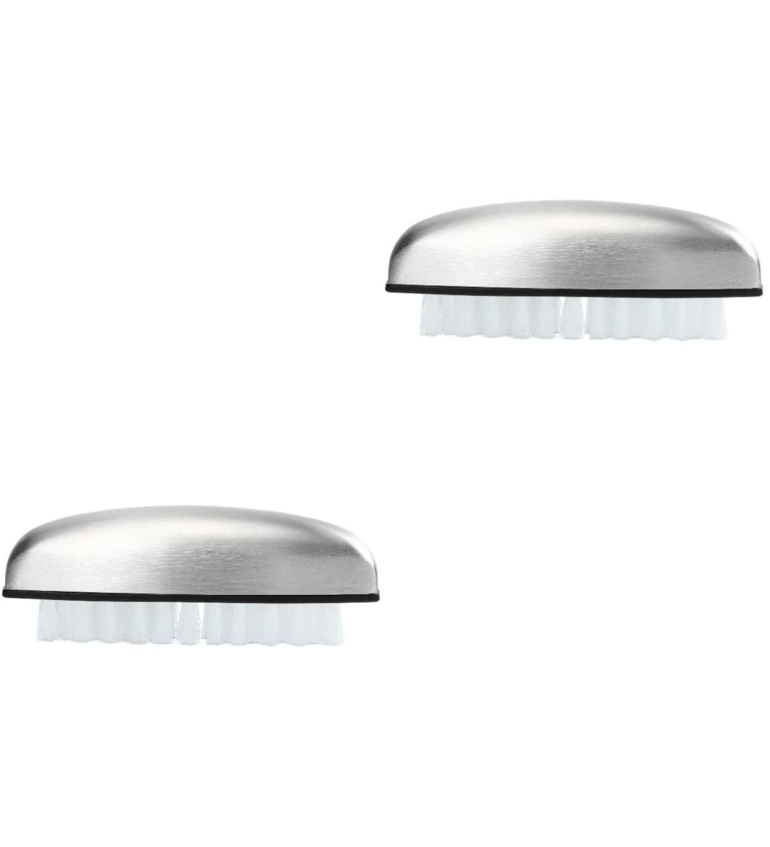 Beaupretty Art Toe and for Toes Wool Scrubbing Professional Pedicure Deep Manicure Silver Tool Nail Fingernail Cleaner Brush Steel Washing Finger Nylon Soap Cleaning Stainless Hand - Buy Online on GoSupps.com