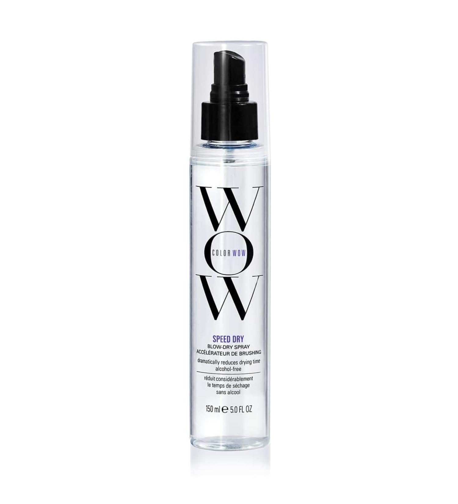 COLOR WOW Speed Dry Blow Dry Spray Cut Blow Dry Time by 30% | Heat Protectant Prevent Breakage | Cruelty-Free & Gluten-Free - Buy Online on GoSupps.com