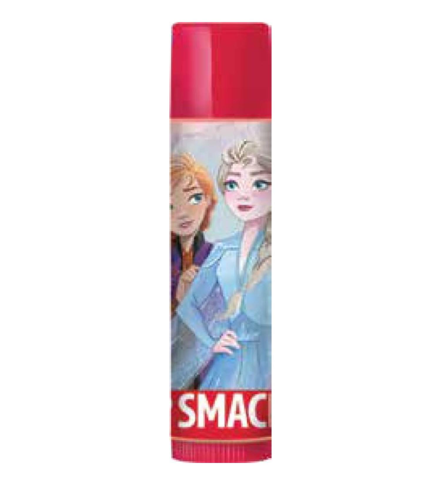 Lip Smacker Disney Frozen Baume L vres Elsa pour Enfants sans Danger et sans Couleur pour une Finition Naturelle Saveur Stronger Strawberry 4 unit (Lot de 1) Elsa & Anna