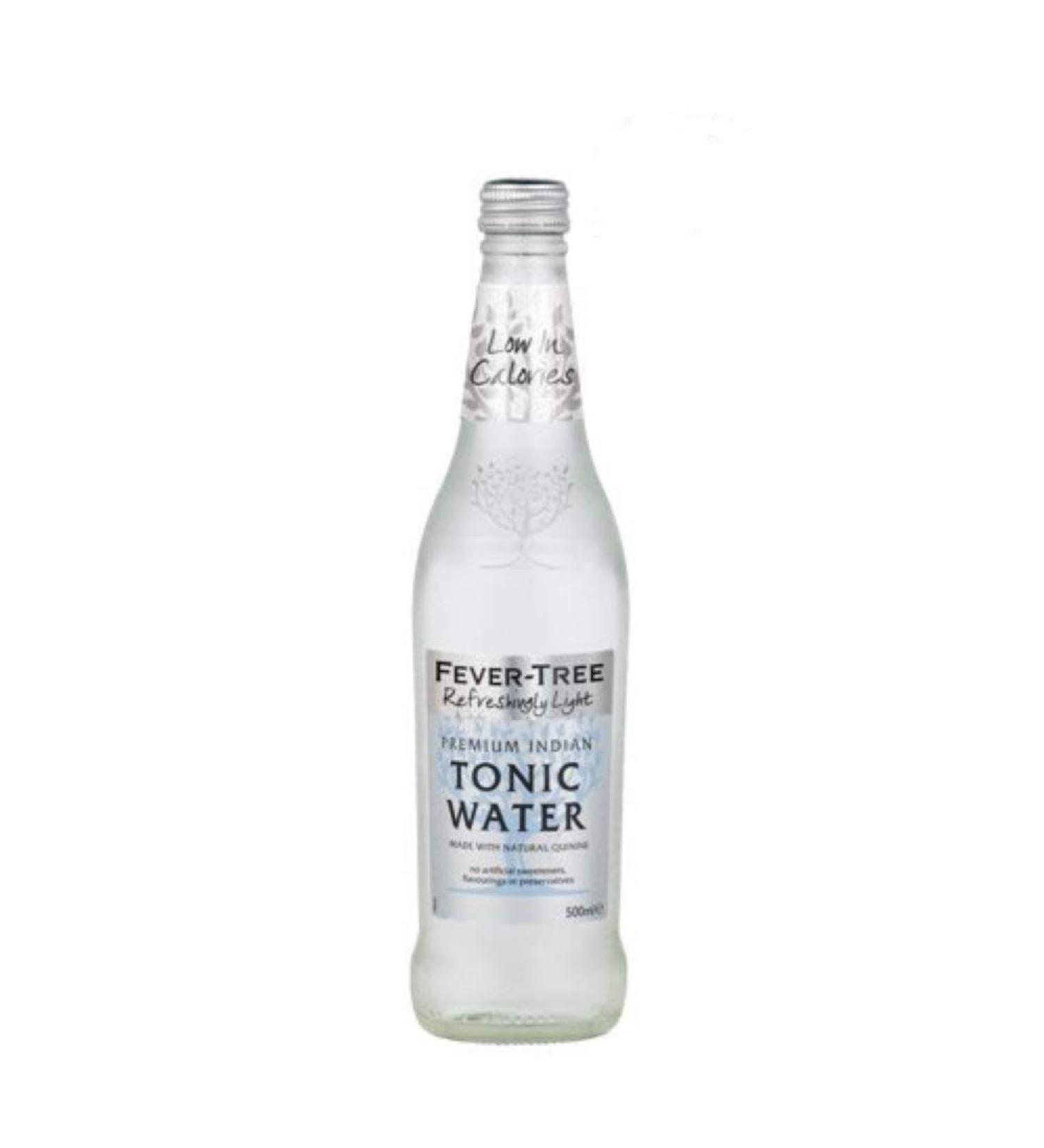 Fever Tree Premium Indian Tonic Water, 16.9 fl oz (500ml) - 4 bottles