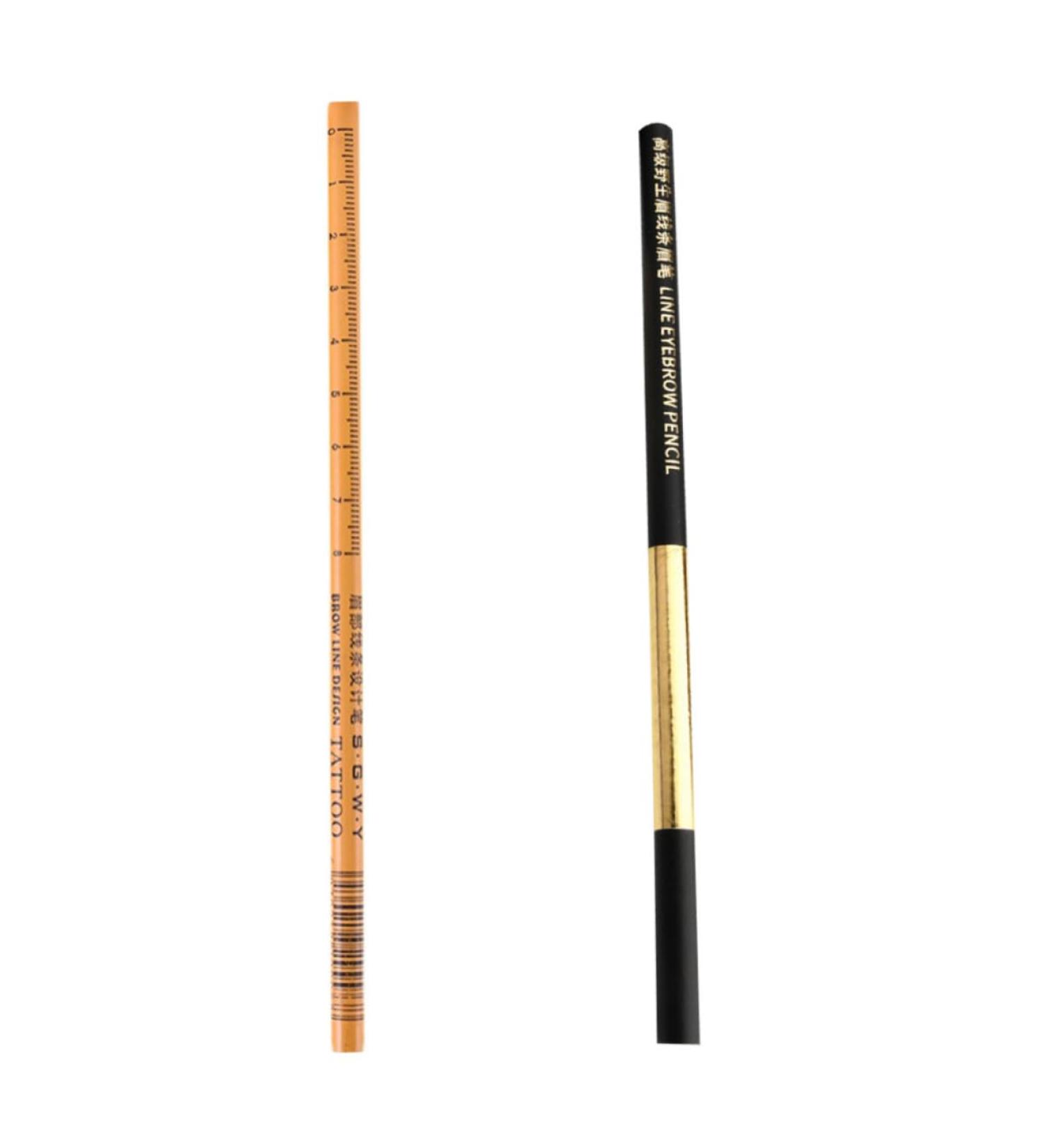 POPETPOP Mecanical Pencils 2pcs Eyebrow Pencil Eyebrow Pen Eyebrow Cosmetics Brown Brow Pens Girl Miss Hard Core - Buy Online on GoSupps.com