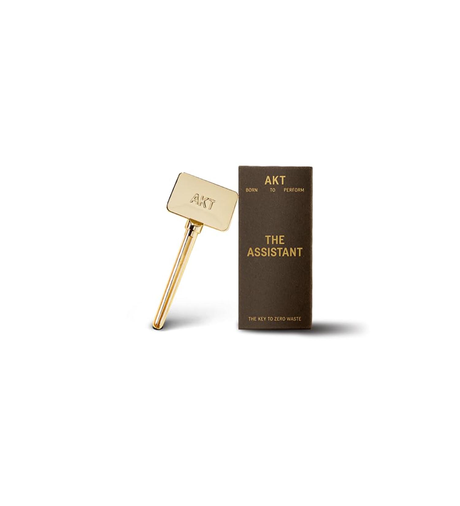 AKT THE ASSISTANT. Tube squeezer key The key to ZERO WASTE. 100% PLASTIC FREE & RECYCLABLE Squeeze out every last drop of your NATURAL DEODORANT BALM - Buy Online on GoSupps.com