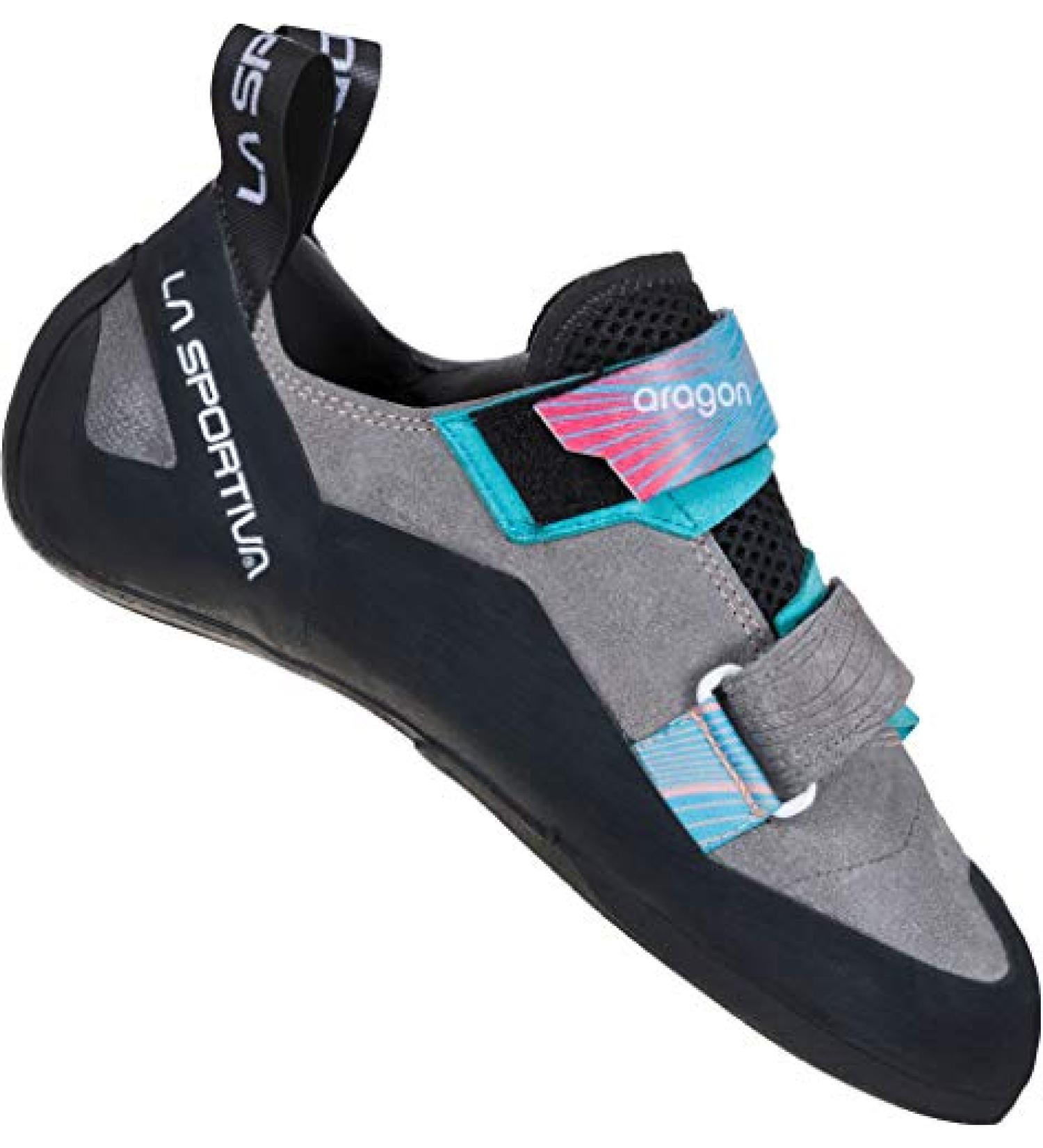 La Sportiva Women's Aragon Rock Climbing Shoes 7.5 Clay/Hibiscus - Lightweight and Durable - Buy Online on GoSupps.com
