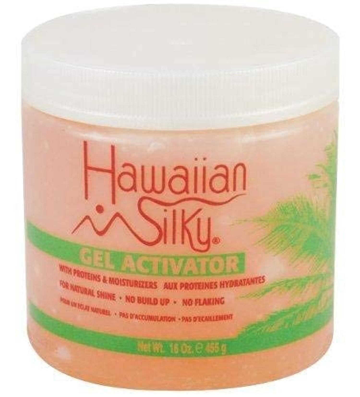 Hawaiian Silky Gel Activator 16oz Pink - Moisturizing Hair Gel - Buy Online on GoSupps.com