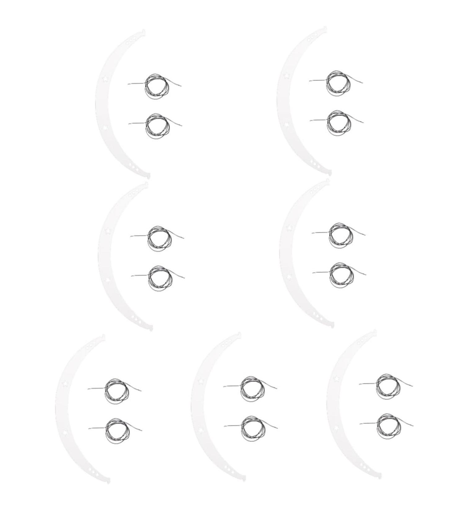 Beavorty 7 Sets tattoo positioning ruler make up kit brow tattoo guide Eyebrow beauty ruler balance plotter - Buy Online on GoSupps.com