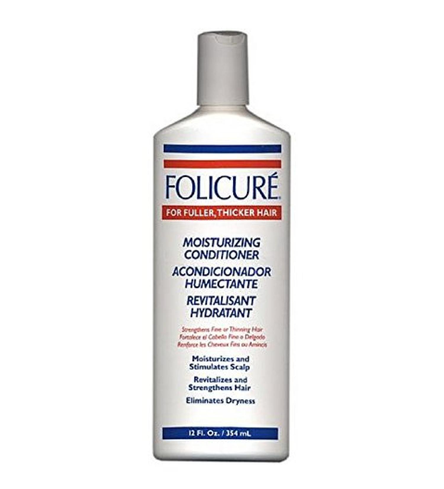 Folicure Moisturizing Conditioner for Fuller  Thicker Hair 12 Oz