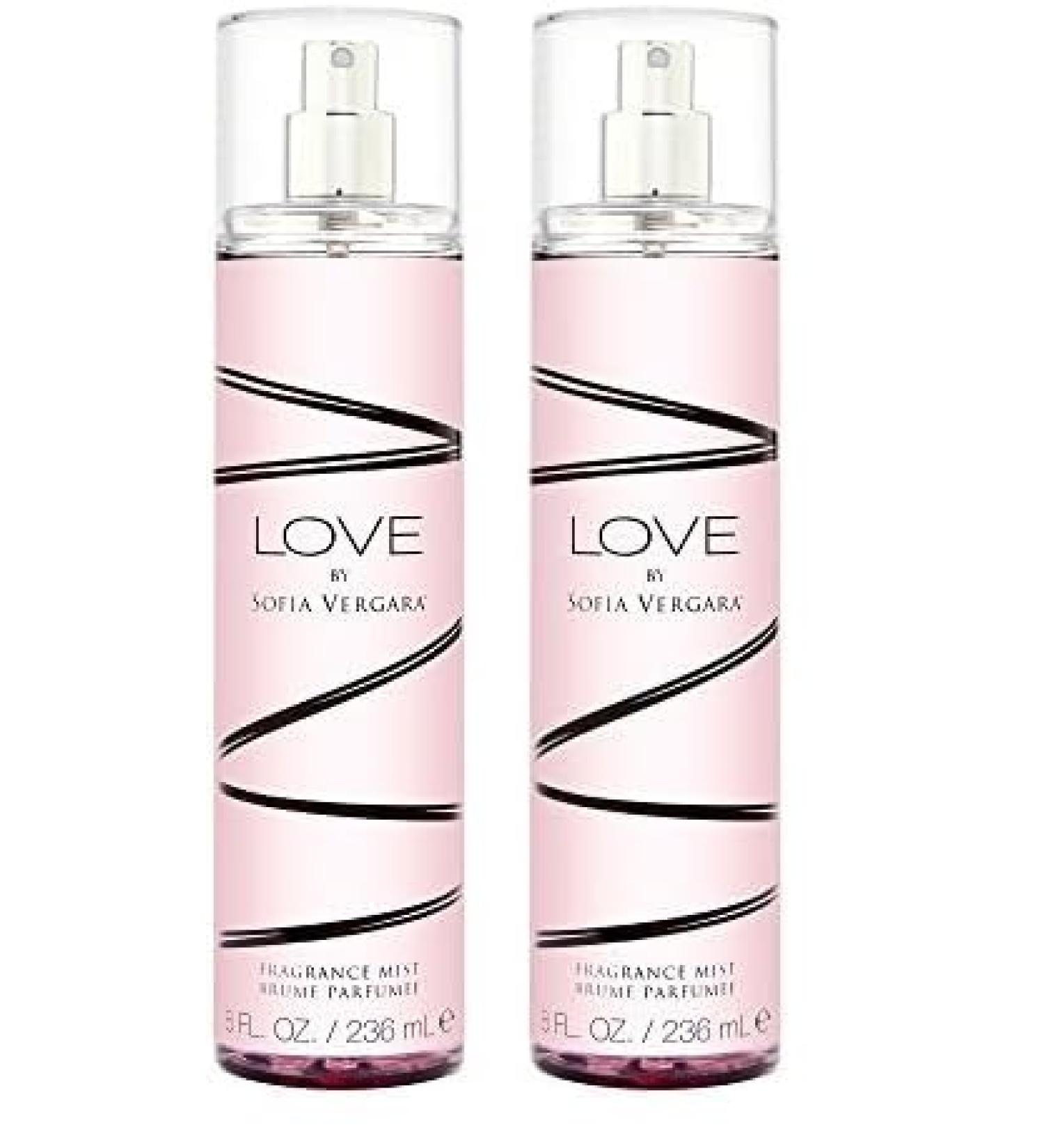 SOFIA VERGARA Love Fragrance Mist 8 Fluid Ounce (Pack of 2) 8 Fl Oz (Pack of 2) - Buy Online on GoSupps.com