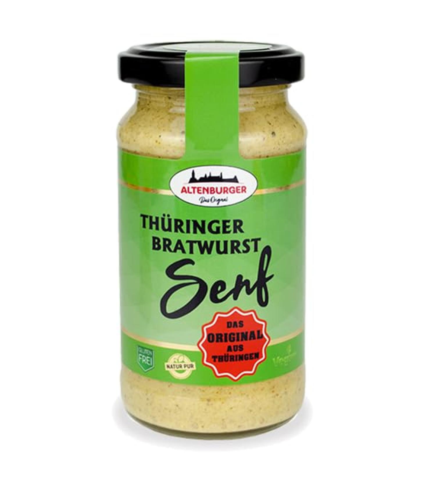 Thuringian Bratwurstsenf (200ml Glass) - Authentic German Mustard for International Shipping - Buy Online on GoSupps.com