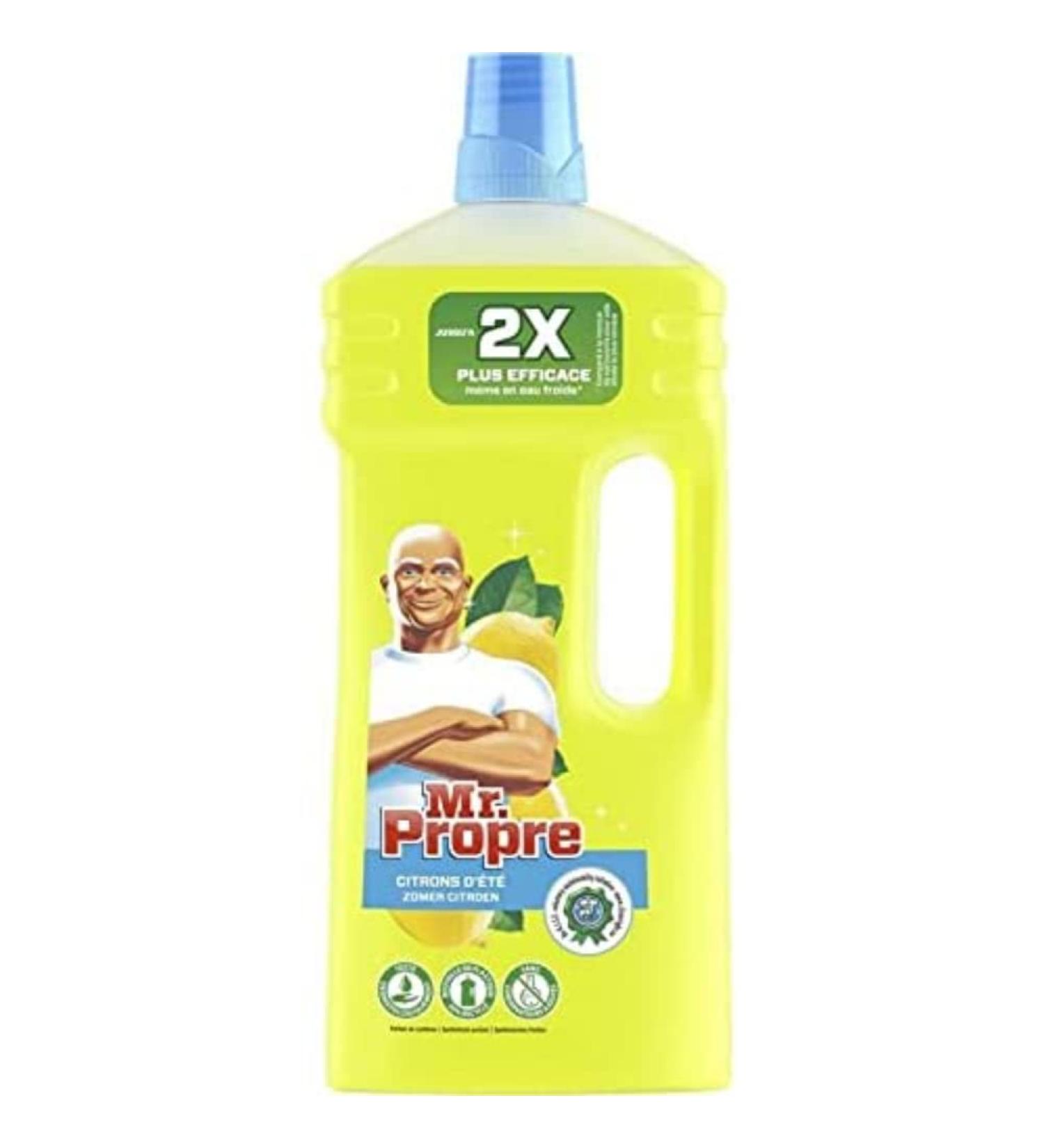 Mr Clean Powerful Multi-Purpose Cleaner 1 Units, 1.3 L, Multi-Surfaces, Home Care, Lemon