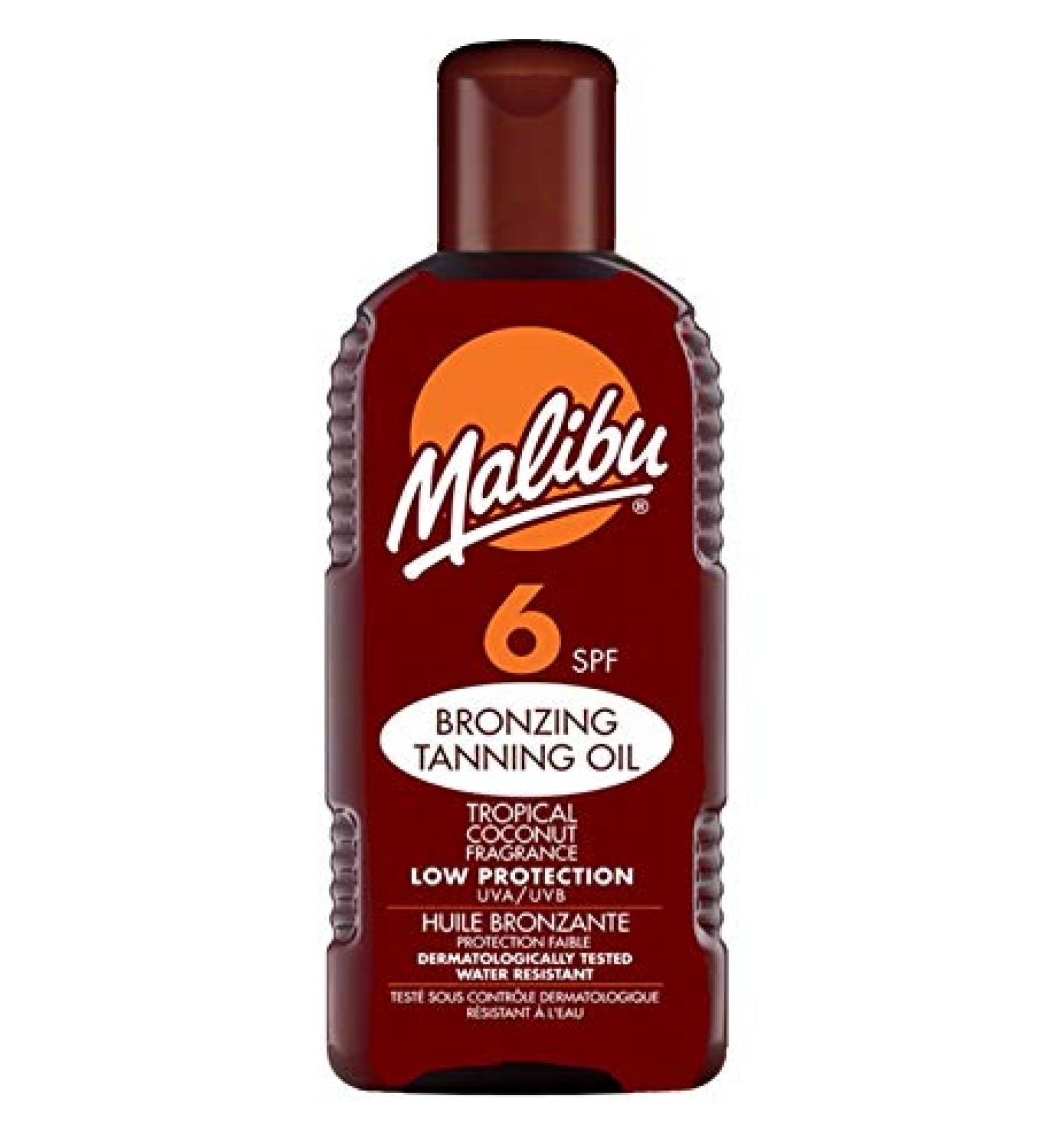 Malibu Bronzing Tanning Oil Spf 6 200ml MALIBU BRONZING OIL 6SPF 200ML