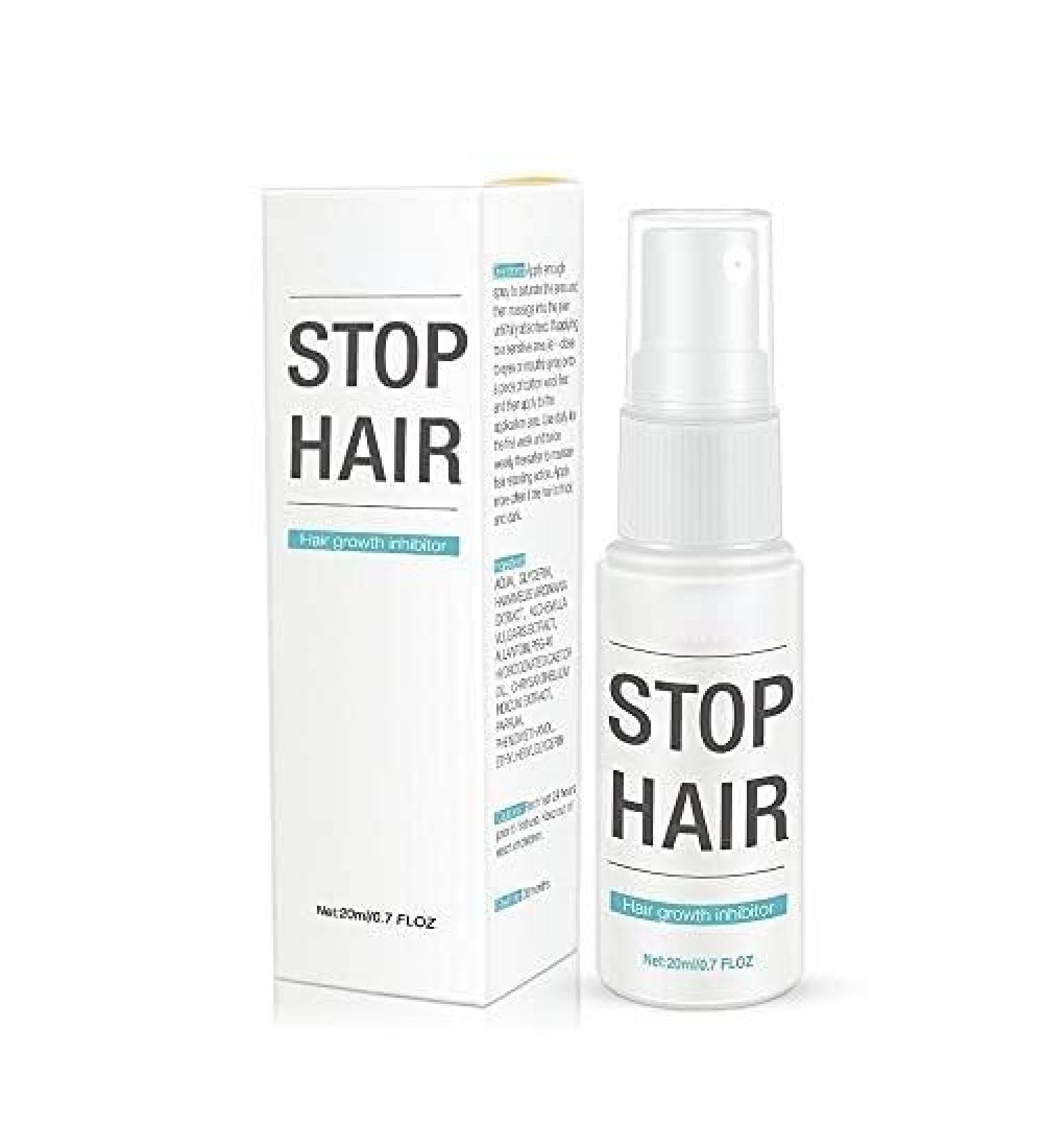20ml Hair Growth Inhibitor Spray - Painless Non-Irritating Permanent Hair Removal for Face Bikini Body Arms Legs - Buy Online on GoSupps.com