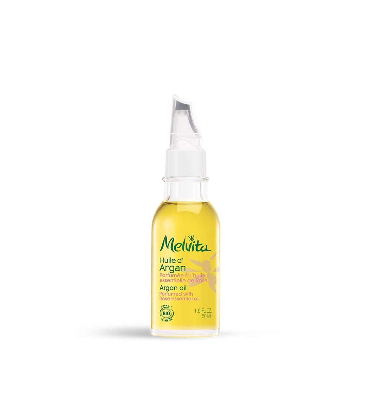 Buy Melvita Argan Oil with Essential Rose Oil | Organic Skin Nourishment | 100% Natural & Bio-Certified - 50ml - Buy Online on GoSupps.com