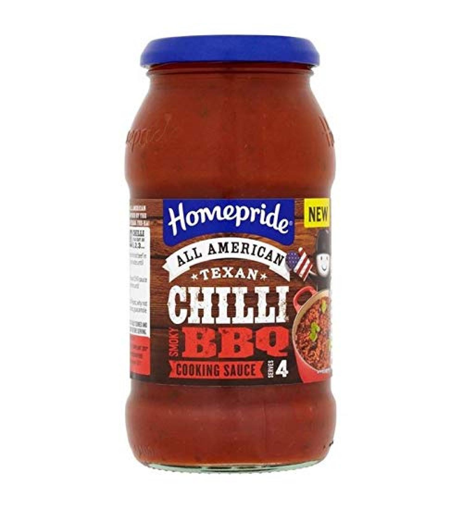 4X Homepride Texan Chilli Smoky BBQ 500g