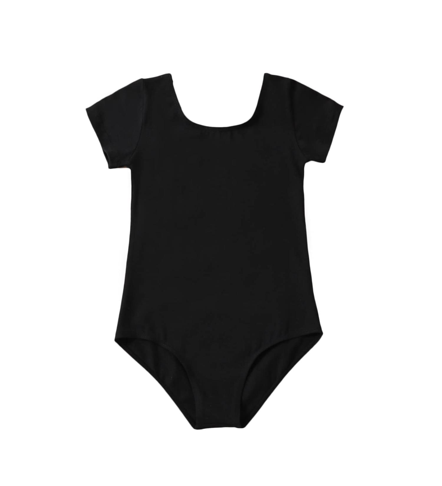 Vivifayee Girls Long Sleeve Leotard for Ballet Dance & Gymnastics, Size S (8-10 Years) - Black - Buy Online on GoSupps.com