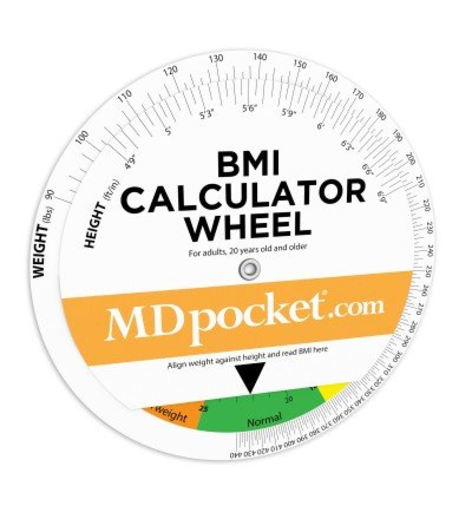 BMI Calculator Wheel