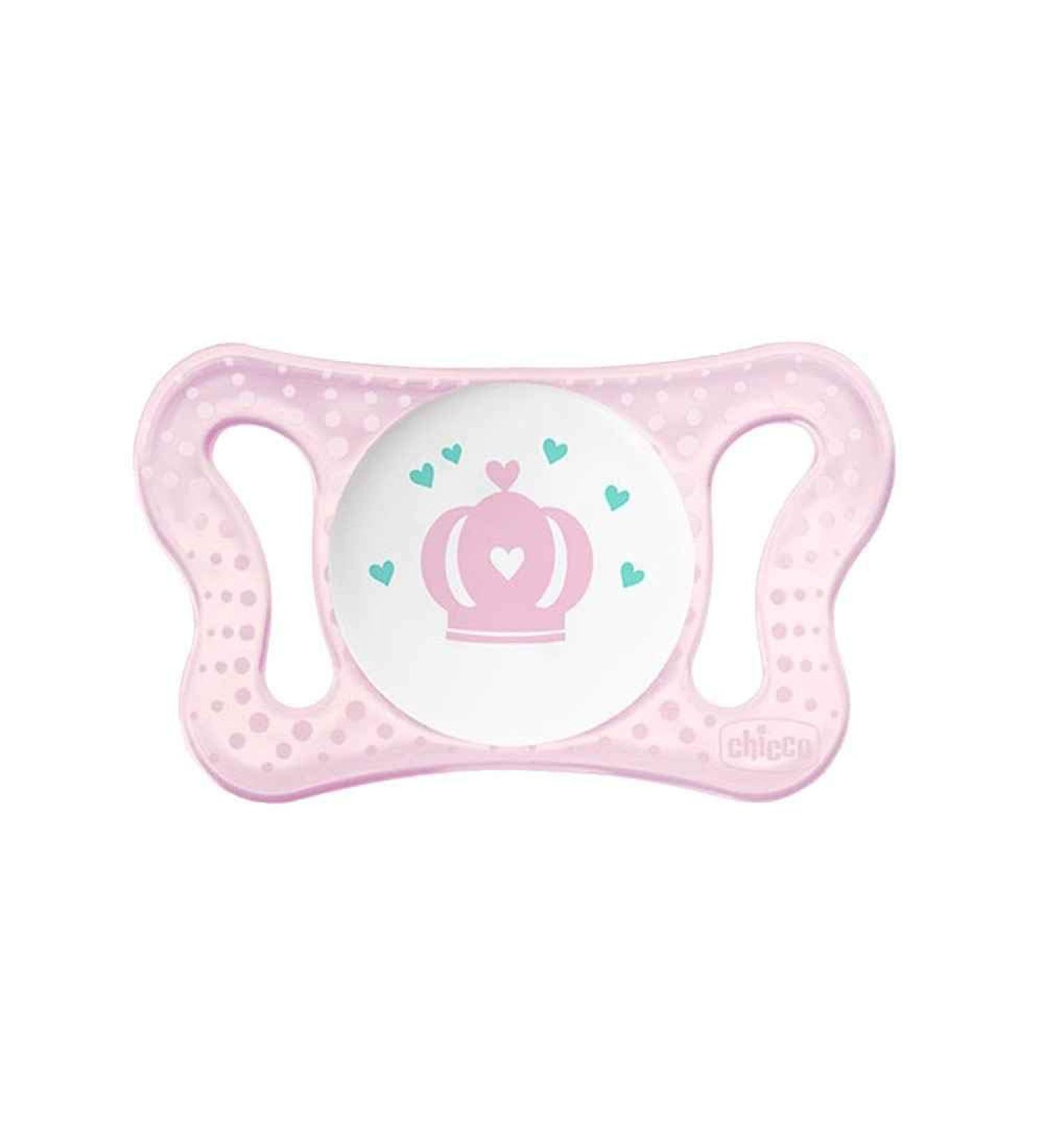 Chicco 00075121110000 Physio Micro Girl 0-2M teat 2 pieces pink