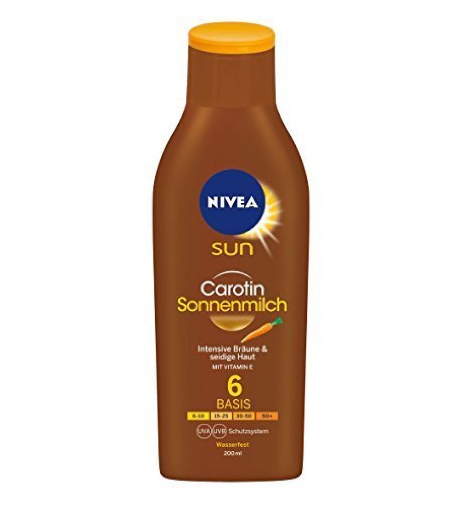 Nivea Sun Carotene Suntan Lotion SPF 6 200 ml by Nivea