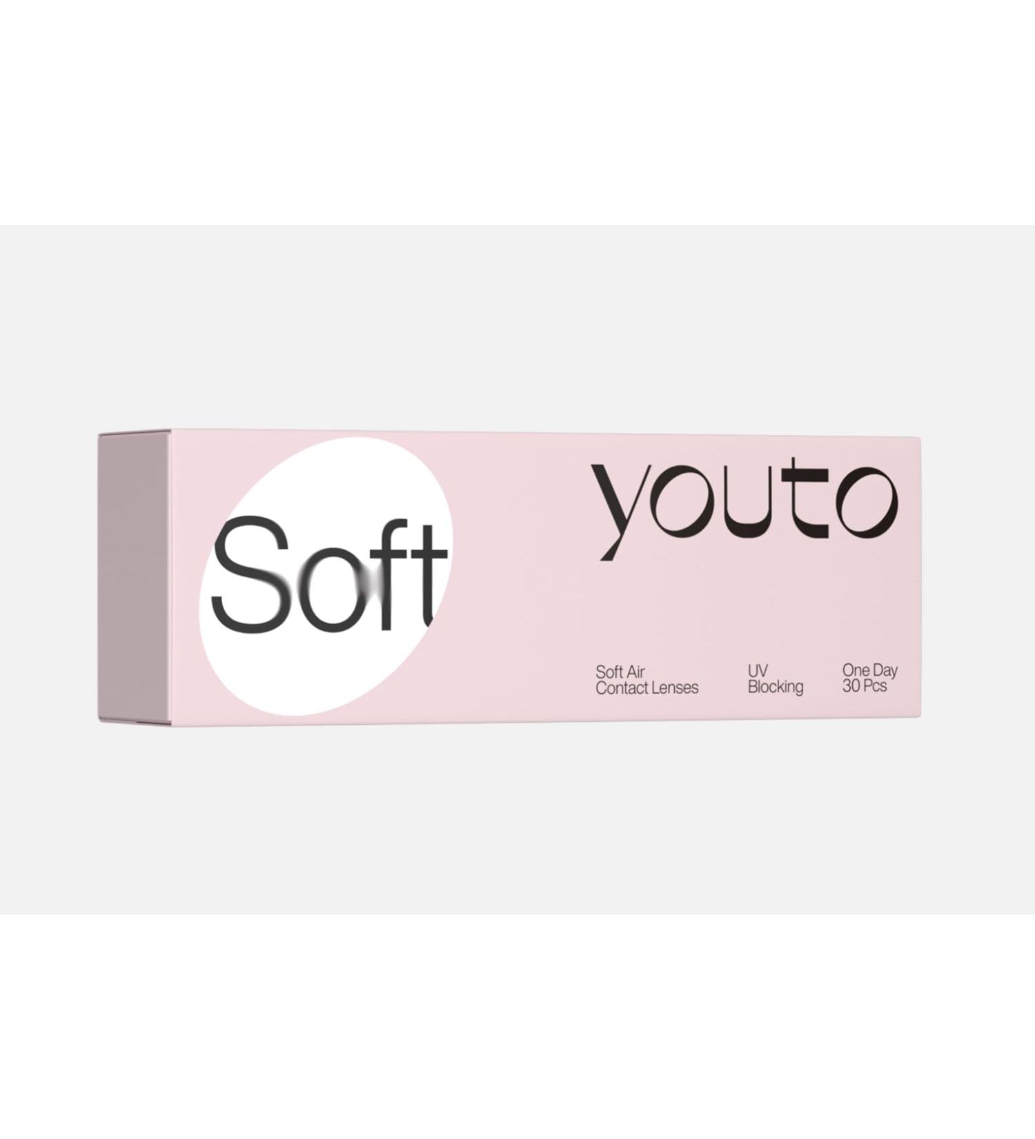 YOUTO Daily Soft Contact Lenses - 30 Pieces UV Protection High Comfort BC 8.7mm DIA 14.2mm -5.00 Diopters | Shop Now! - Buy Online on GoSupps.com