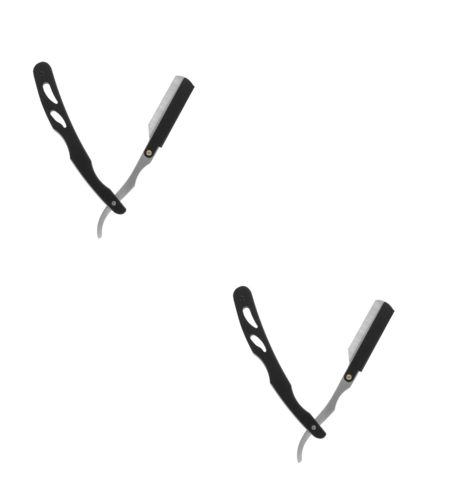 Beavorty 2-Piece Men's Shave Razor Set - Stainless Steel Sharp Razors & Rust-Free Eyebrow Trimmer for Precision Grooming - Buy Online on GoSupps.com