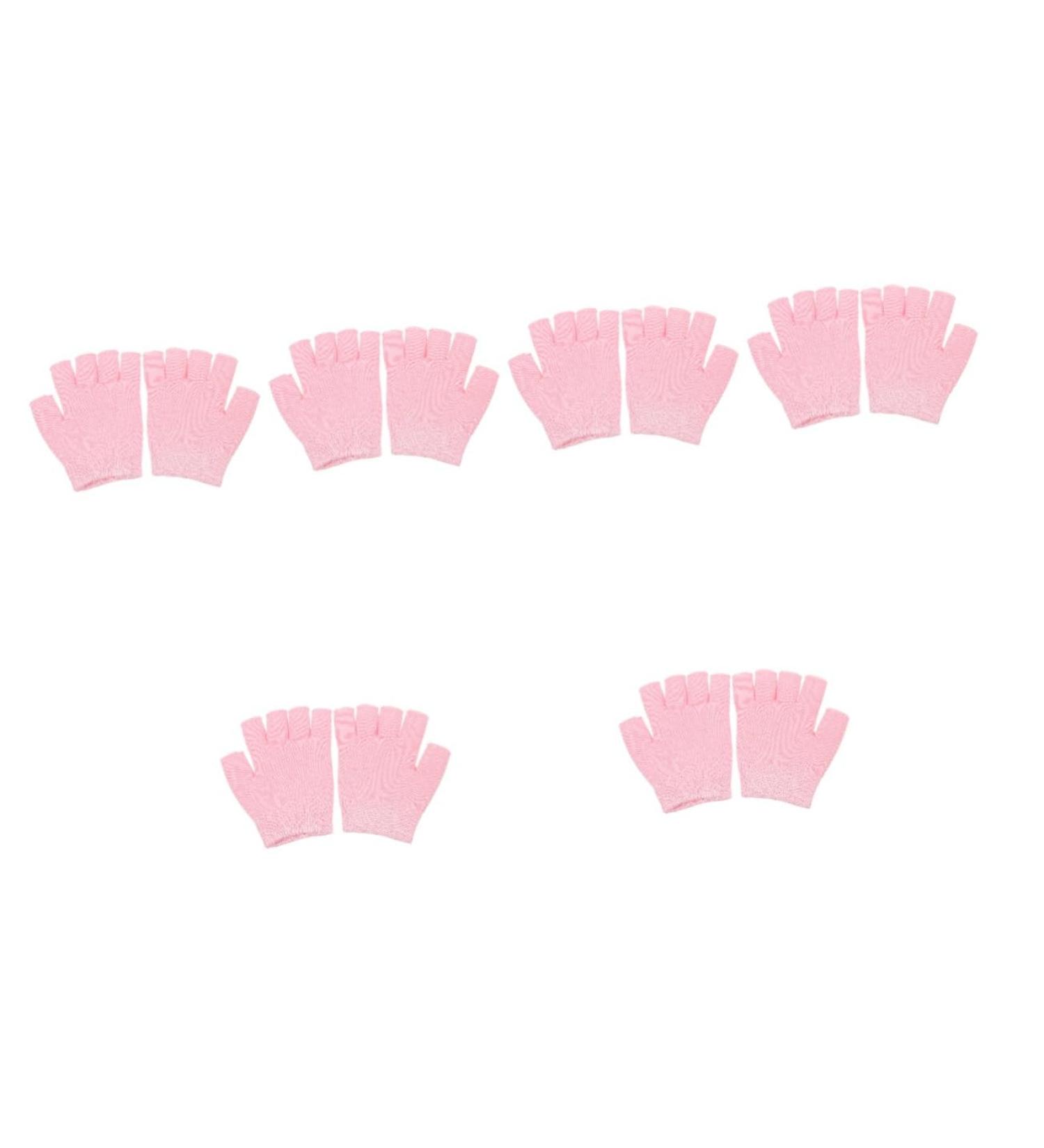 FRCOLOR 6 Pairs Gel Moisturizing Gloves Winter Gloves Sleeping Gloves Moisturizing Gloves for Grooming Glove Cracked Hands Moisturizing Gloves Fingerless Pink Hand Gloves Knitting Miss - Buy Online on GoSupps.com