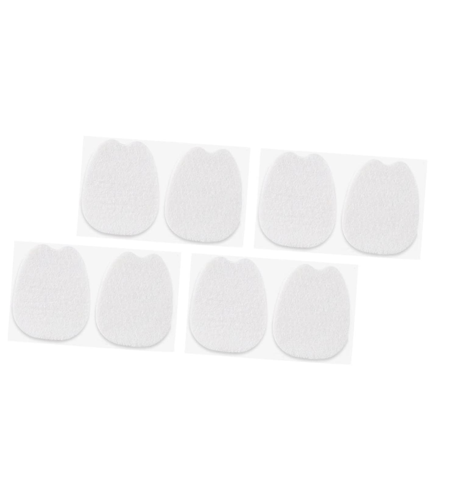 NOLITOY 4 Pairs Forefoot Pads - Non-Slip Metatarsal Cushions for High Heels & Shoes - Comfortable Insole Inserts - Adjustable Felt Pads - White - Buy Online on GoSupps.com