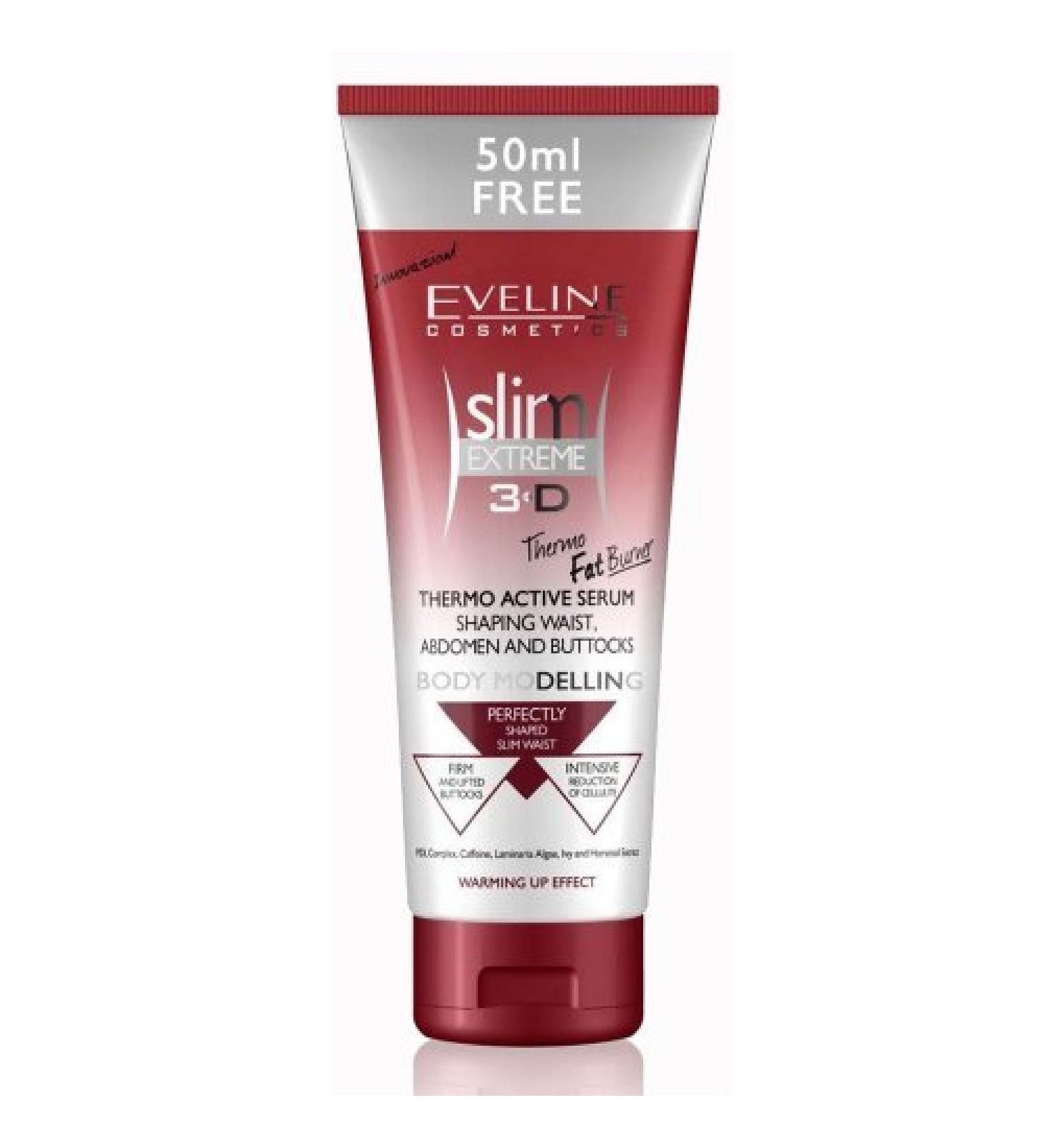 Eveline Cosmetics - Slim Extreme 3D Thermo Active Serum Shaping Wasit Abdomen & Buttocks 250ml by MagicSupplements