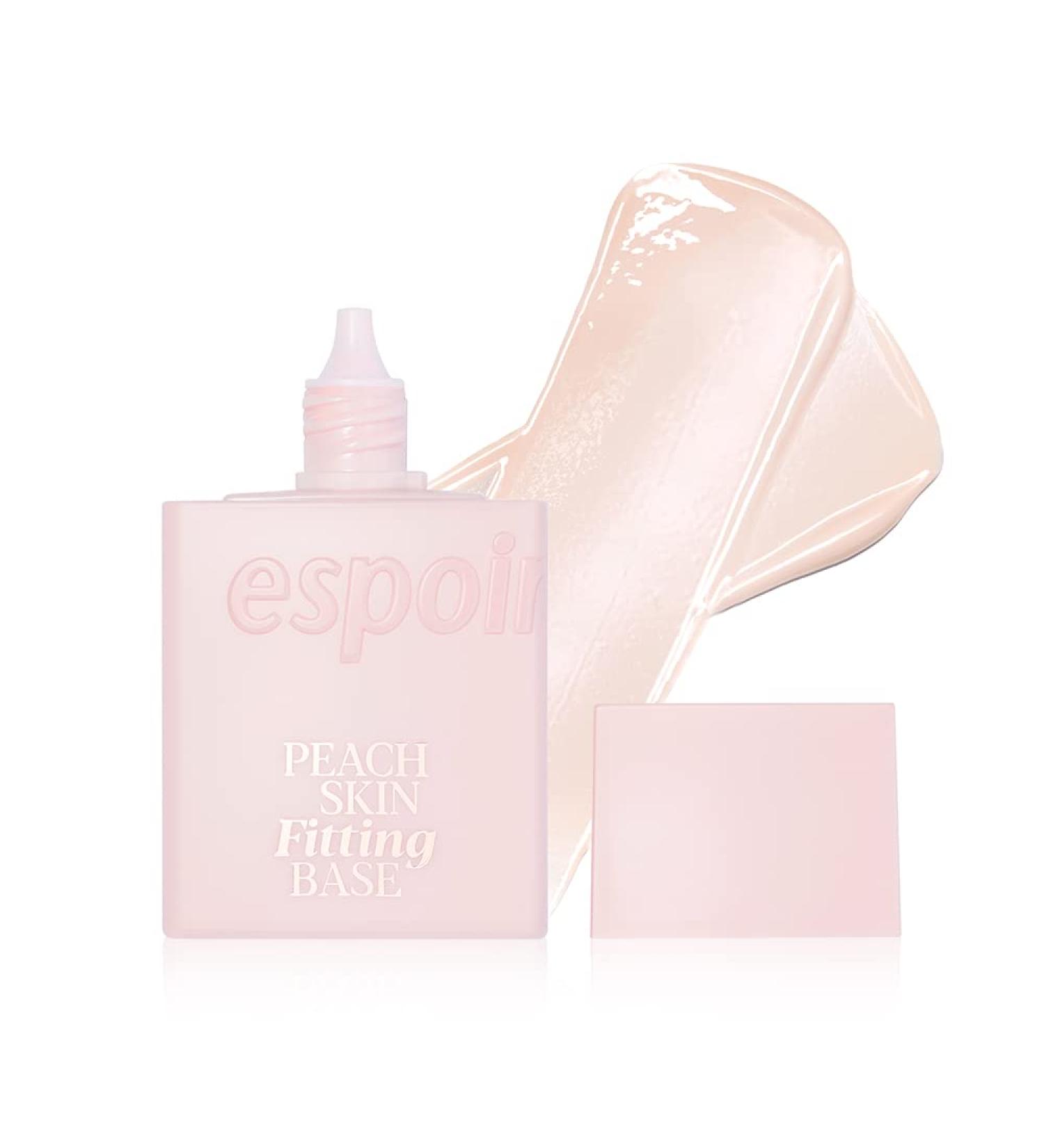ESPOIR Peach Skin Fitting Base 30ml SPF 41 PA++++ | Long-lasting Peach Complexion Foundation Primer | Skin Texture Correction | Korean Makeup - Buy Online on GoSupps.com