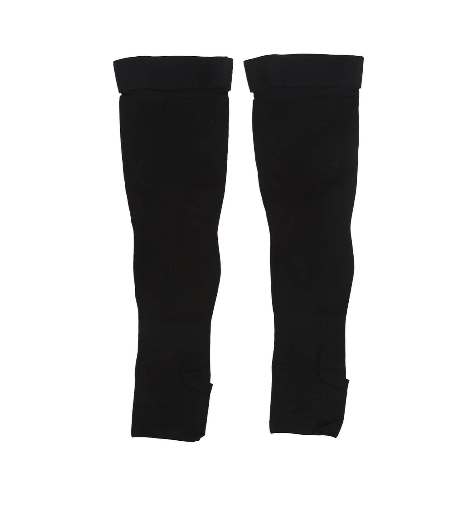 Knee-High Compression Stockings 23-32 mmHg - Improve Blood Circulation Varicose Vein Support Silicone Band Unisex Thigh Stockings - Buy Online on GoSupps.com