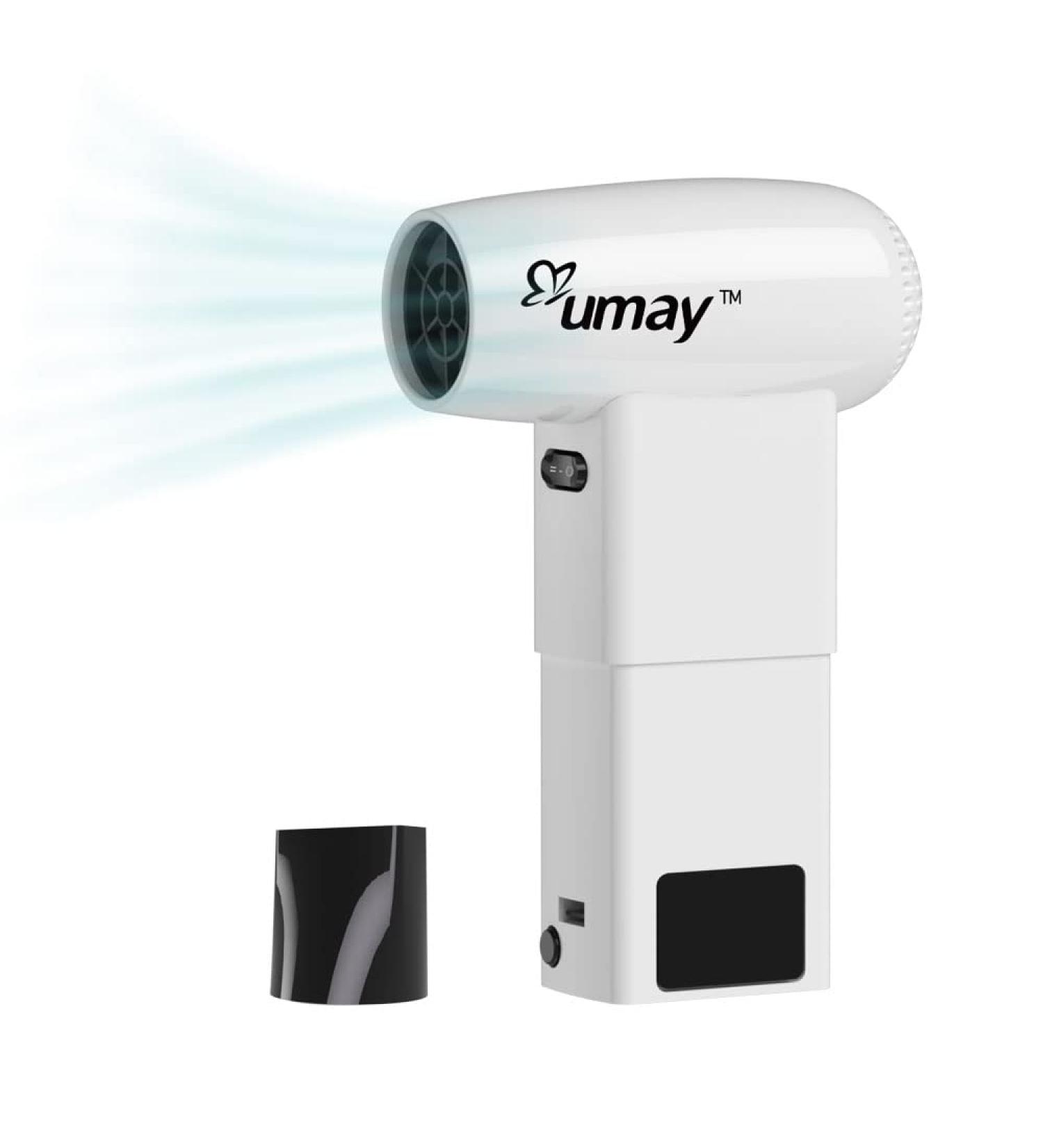 Cordless Hair Dryer - Hot & Cold Wind Blower for Home & Travel - USB Rechargeable Ideal for Swimming & Baby Skin Care - Buy Online on GoSupps.com