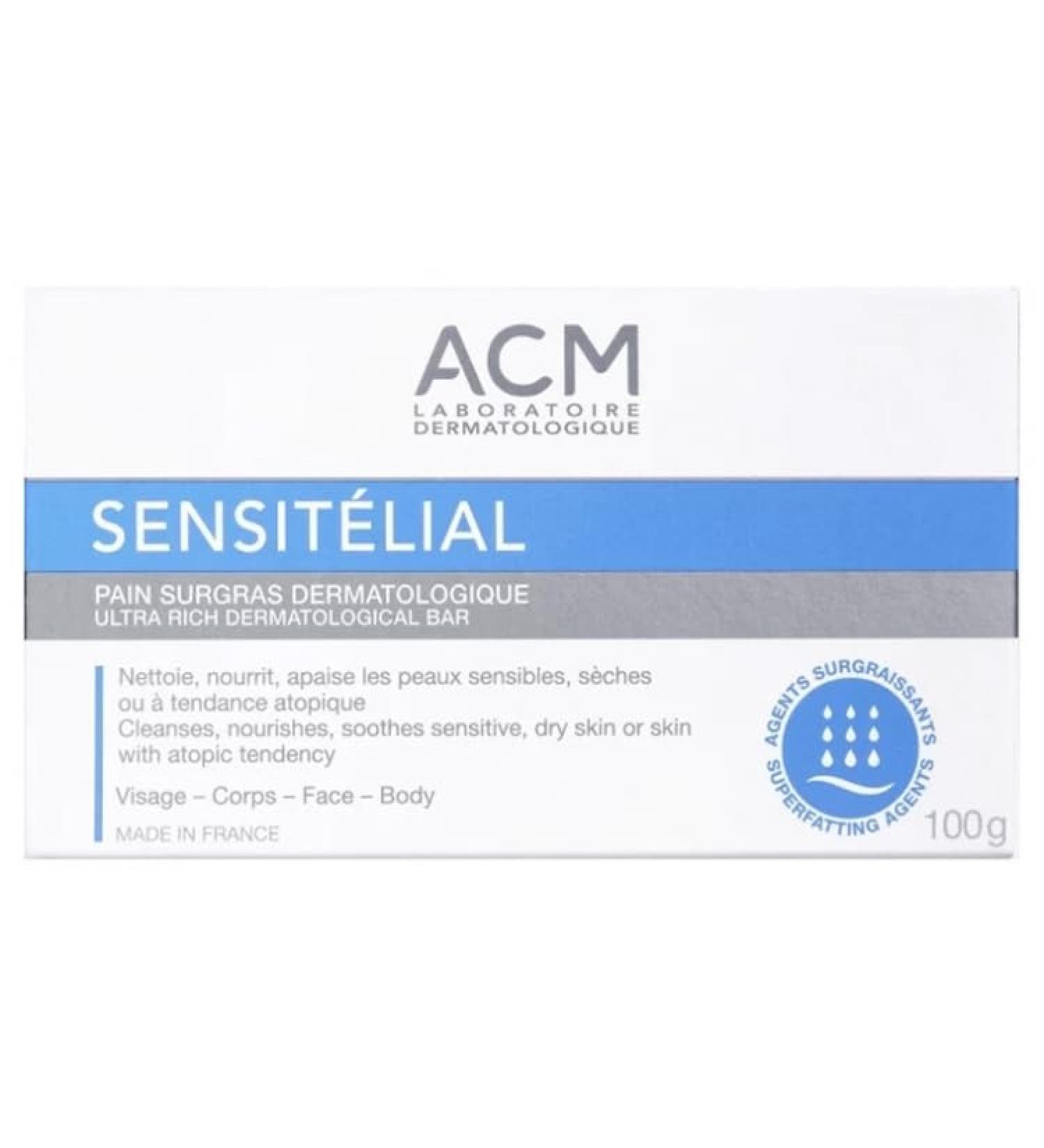 Laboratoire ACM Sensit lial Dermatological Ultra-Rich Bar 100g