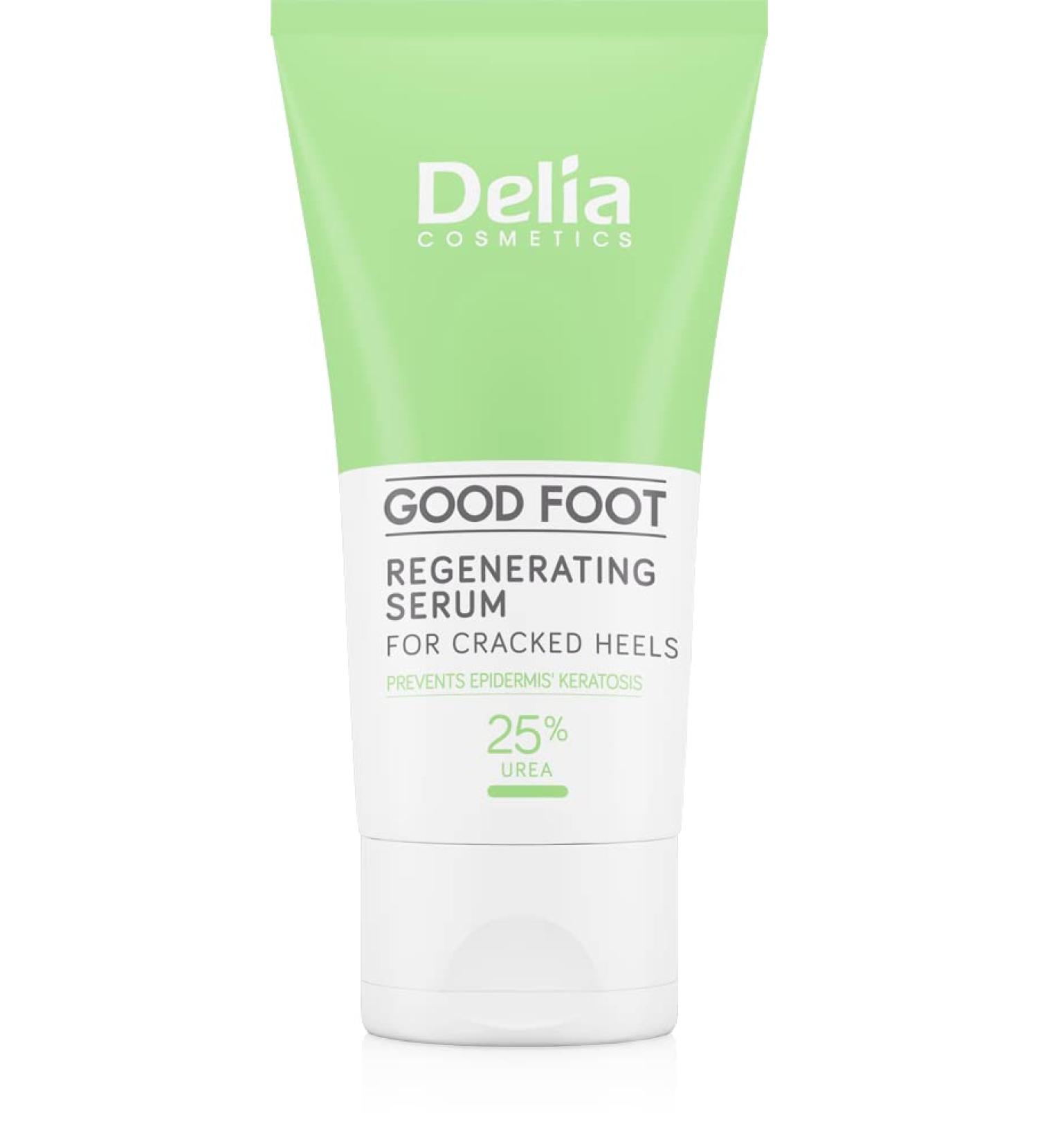Delia Cosmetics - Good Foot - Regenerating Foot Serum - Moisturizing and Regenerating - Smoothes and Nourishes Perfect for Cracked Heels - 60ml Serum for Cracked Heels - Buy Online on GoSupps.com