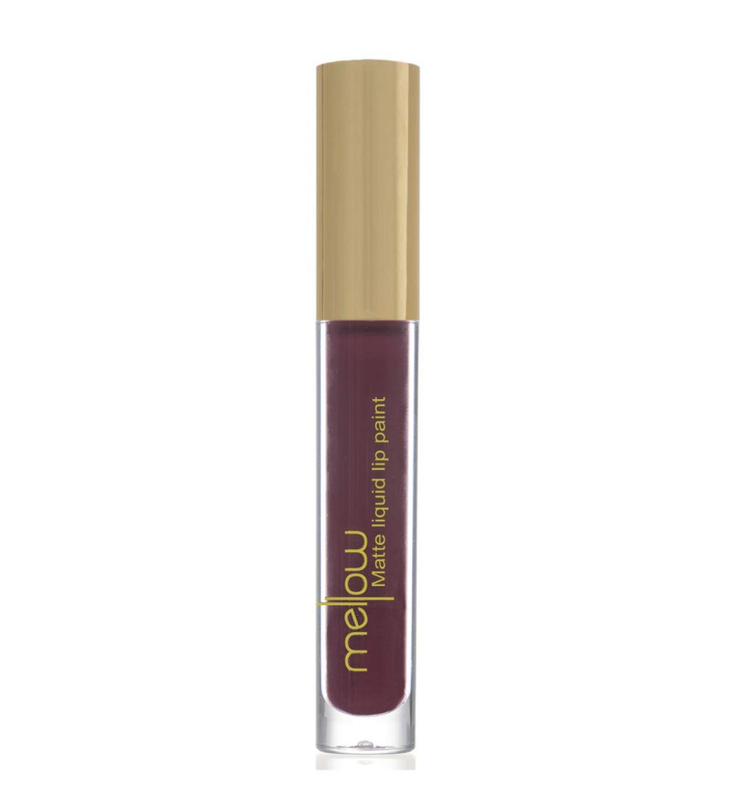 Mellow Liquid Matte Lip Paint (New York) - Highly Pigmented, Smudge Proof & Moisturizing Vegan Lip Color - Cruelty-Free Paraben Free Makeup - Buy Online on GoSupps.com